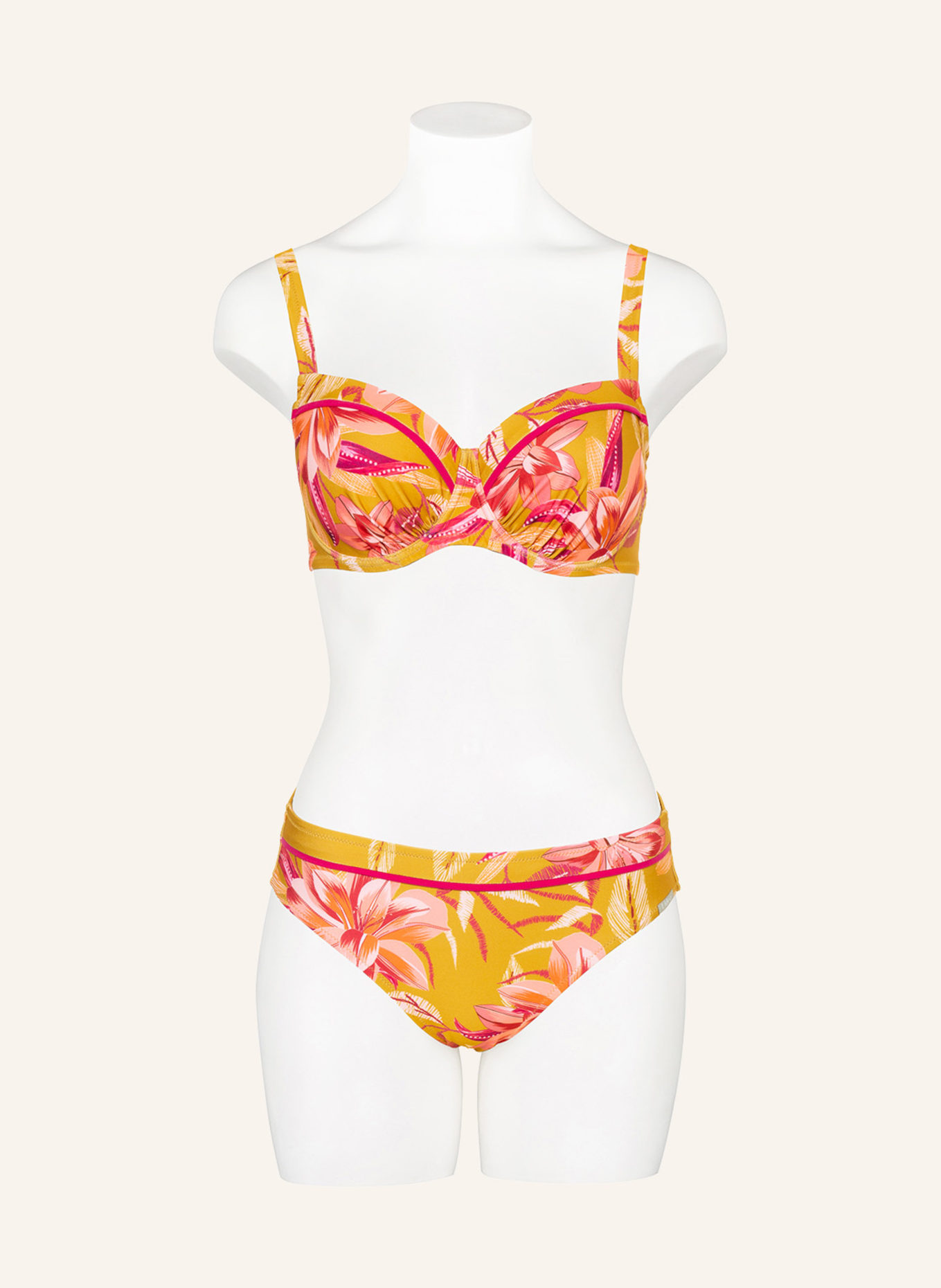 Lidea Basic-Bikini-Hose SPICE, Farbe: DUNKELGELB/ LACHS/ HELLROT (Bild 2)