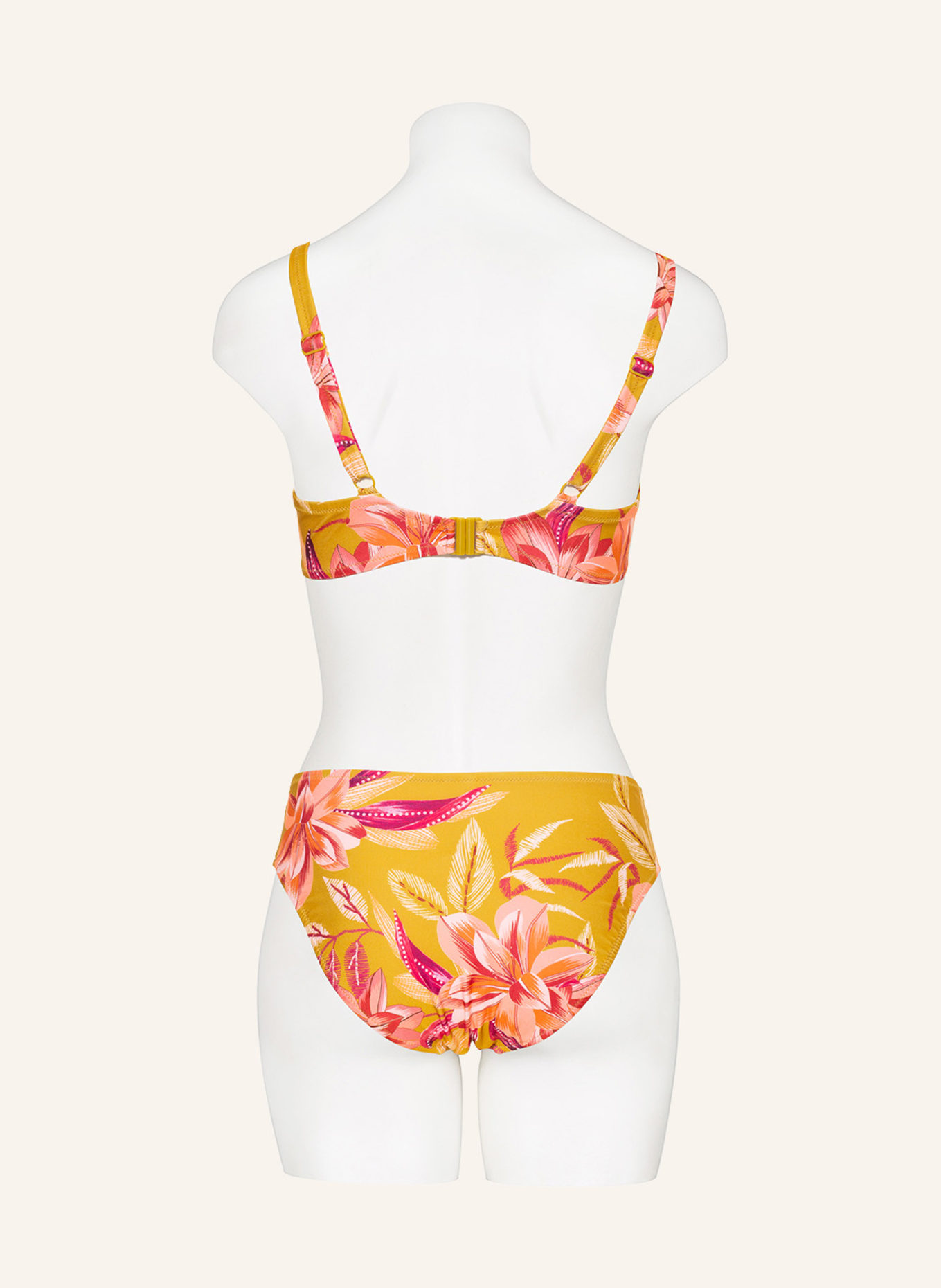 Lidea Basic-Bikini-Hose SPICE, Farbe: DUNKELGELB/ LACHS/ HELLROT (Bild 3)