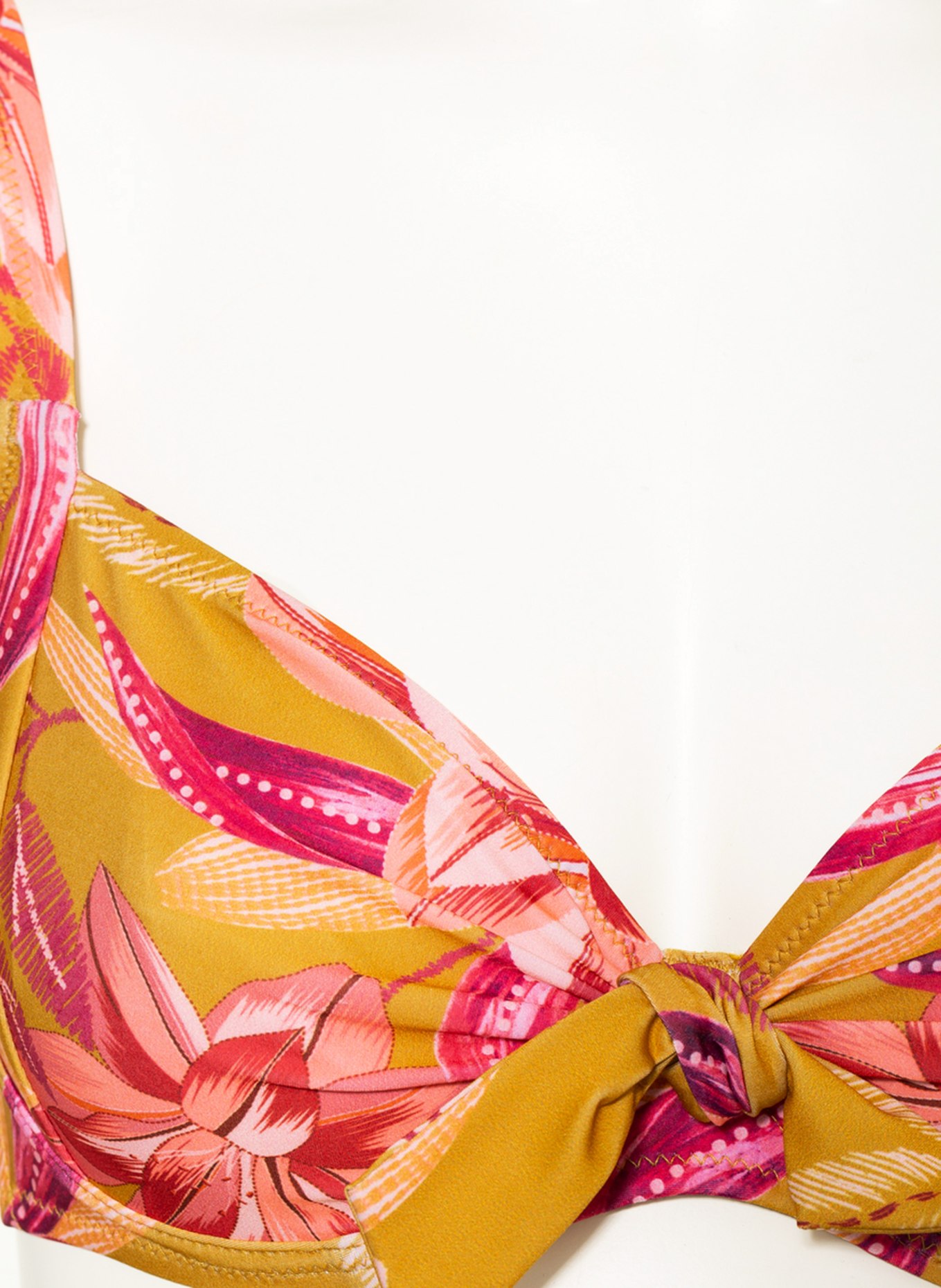 Lidea Bügel-Bikini-Top SPICE, Farbe: DUNKELGELB/ HELLROT/ LACHS (Bild 4)