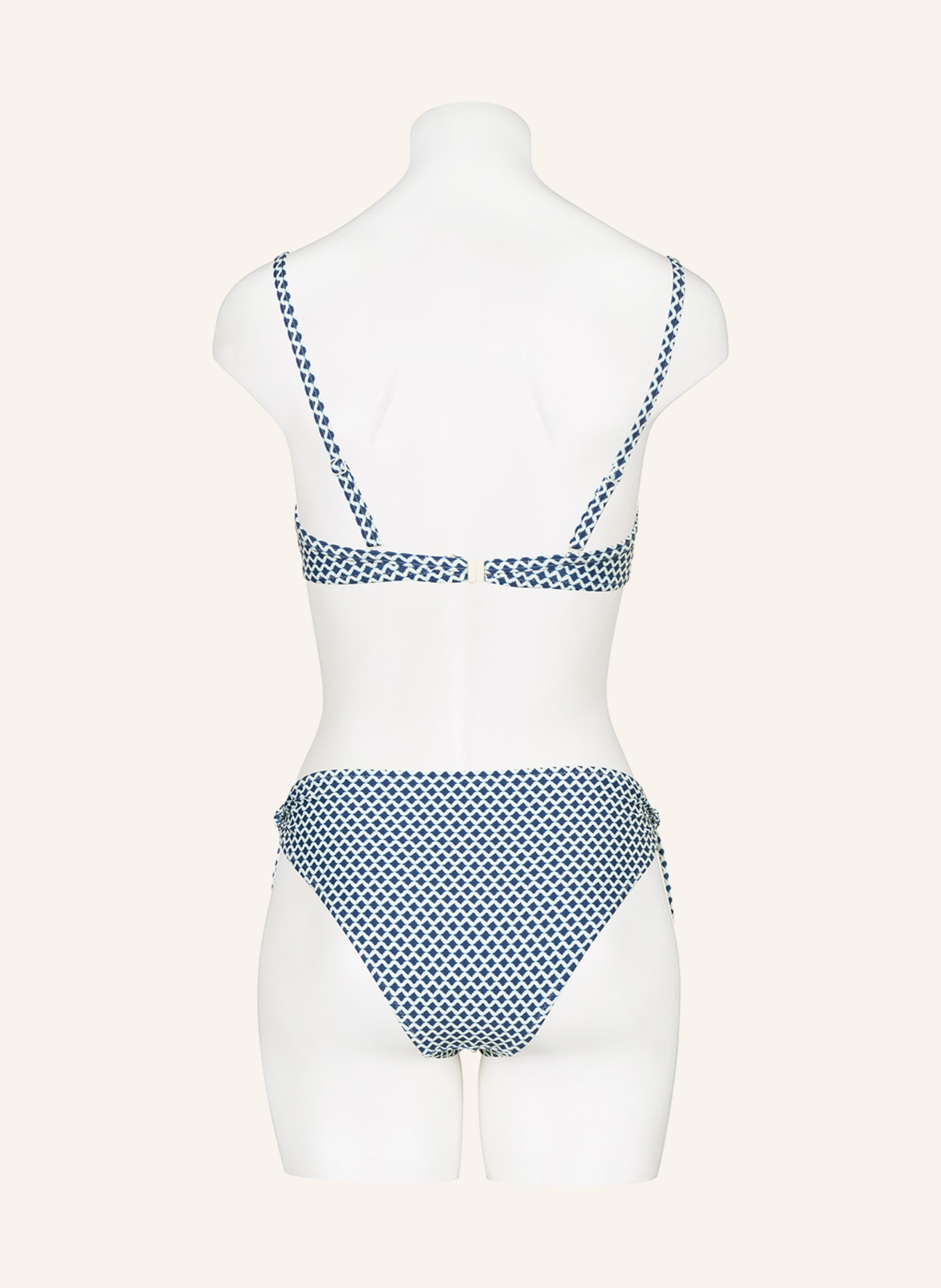 watercult Triangel-Bikini-Hose NAUTIC CALL, Farbe: DUNKELBLAU/ CREME (Bild 3)