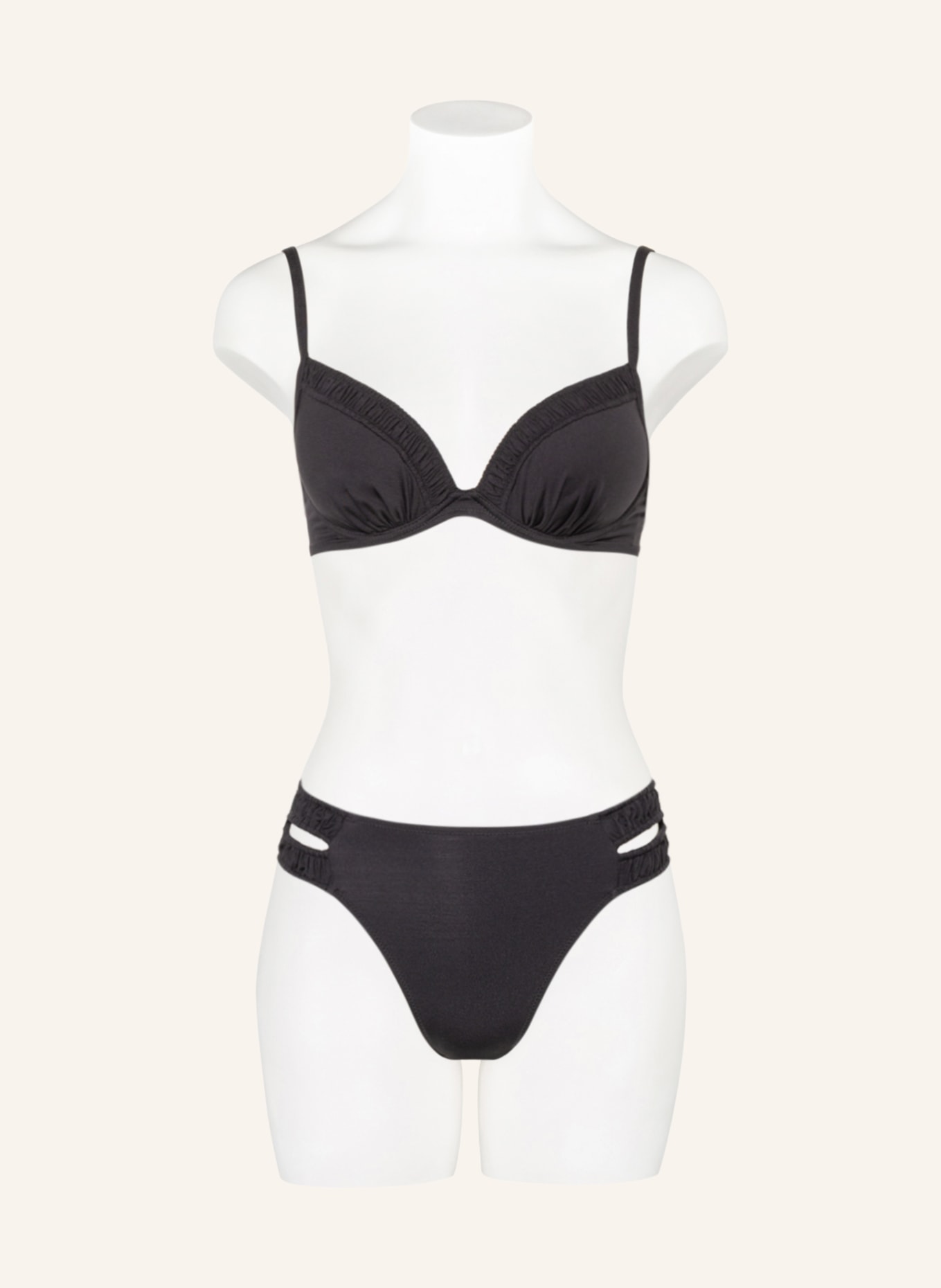 watercult Underwired bikini top URBAN BLACK, Color: BLACK (Image 2)