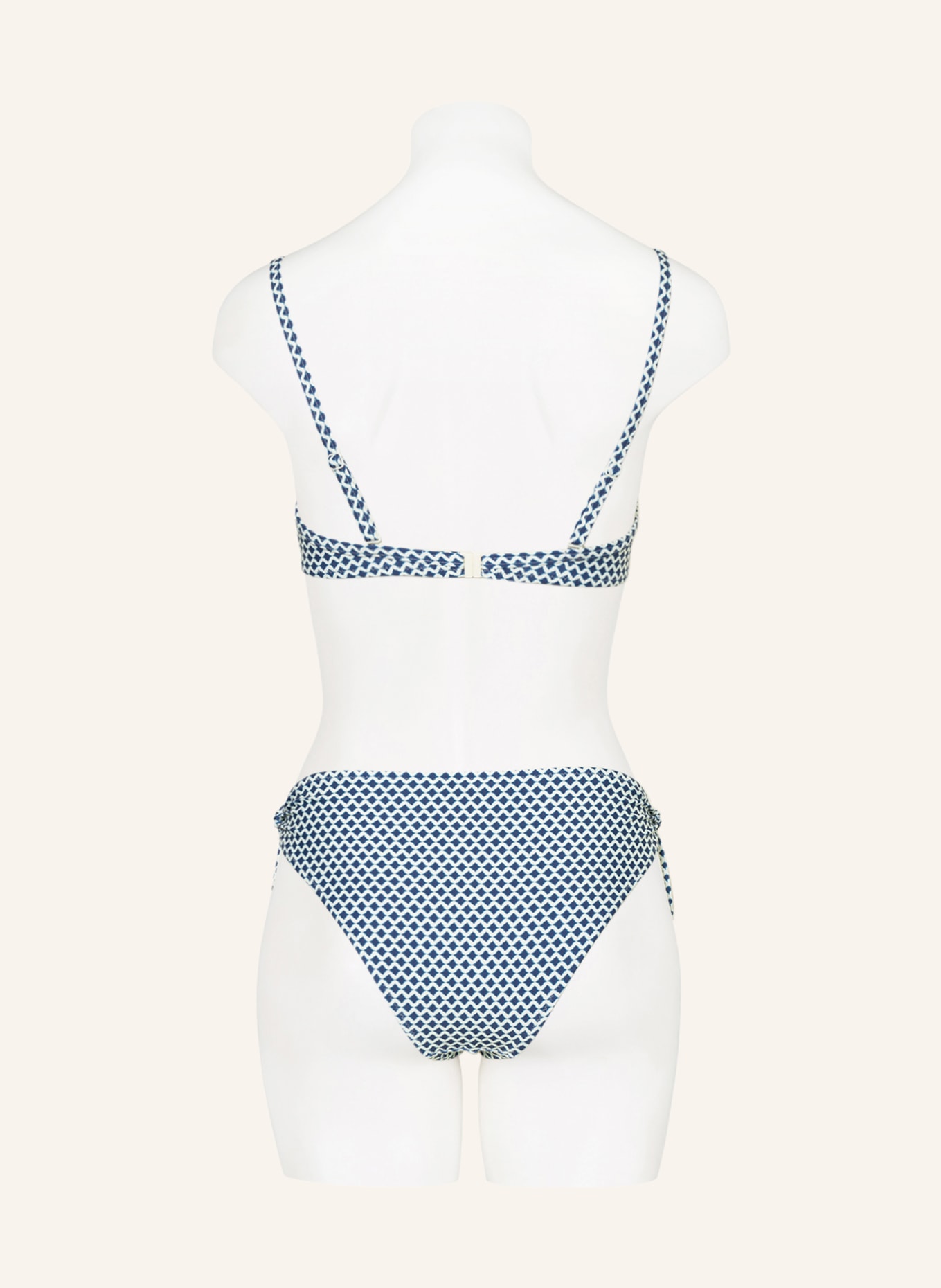 watercult Bügel-Bikini-Top NAUTIC CALL, Farbe: DUNKELBLAU/ CREME (Bild 3)