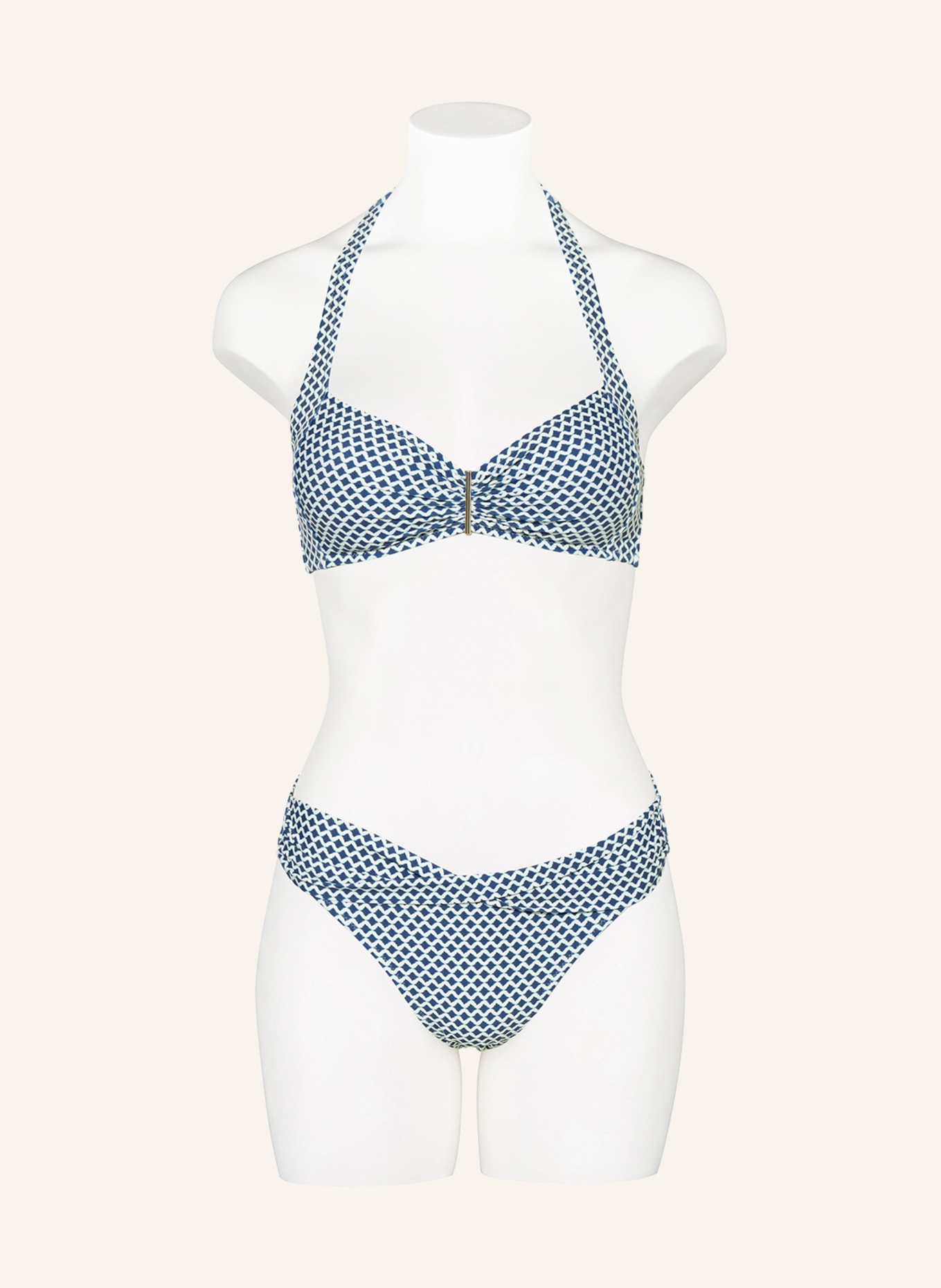 watercult Basic-Bikini-Hose NAUTIC CALL, Farbe: DUNKELBLAU/ CREME (Bild 2)