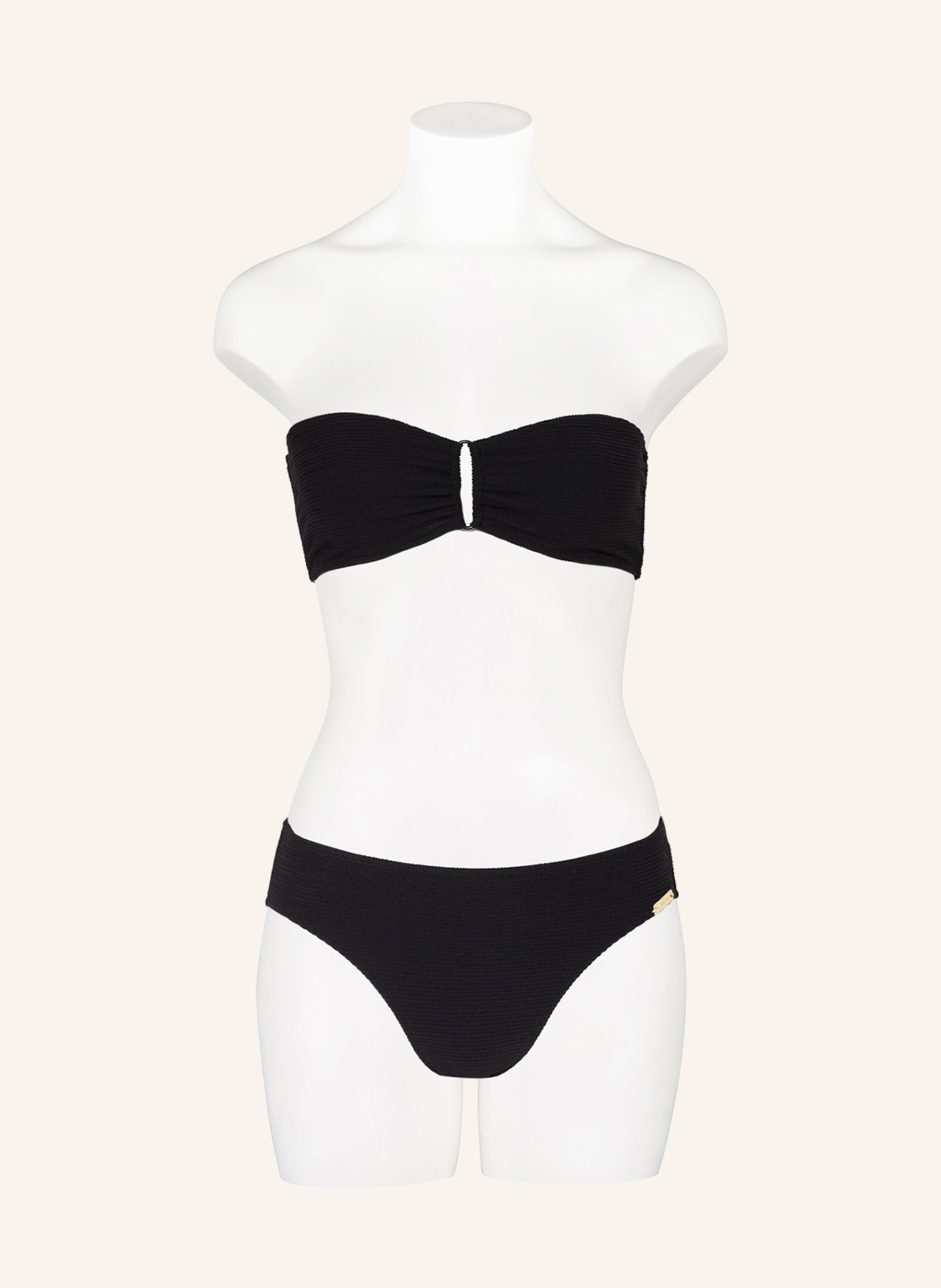 watercult Basic bikini bottoms PURE SENSES, Color: BLACK (Image 2)