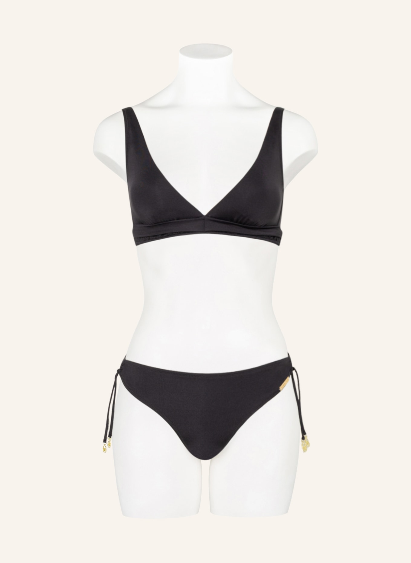 watercult Triangel-Bikini-Top URBAN BLACK, Farbe: SCHWARZ (Bild 2)