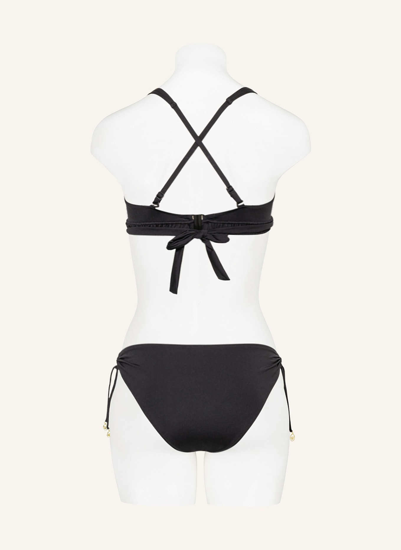 watercult Triangel-Bikini-Top URBAN BLACK, Farbe: SCHWARZ (Bild 3)