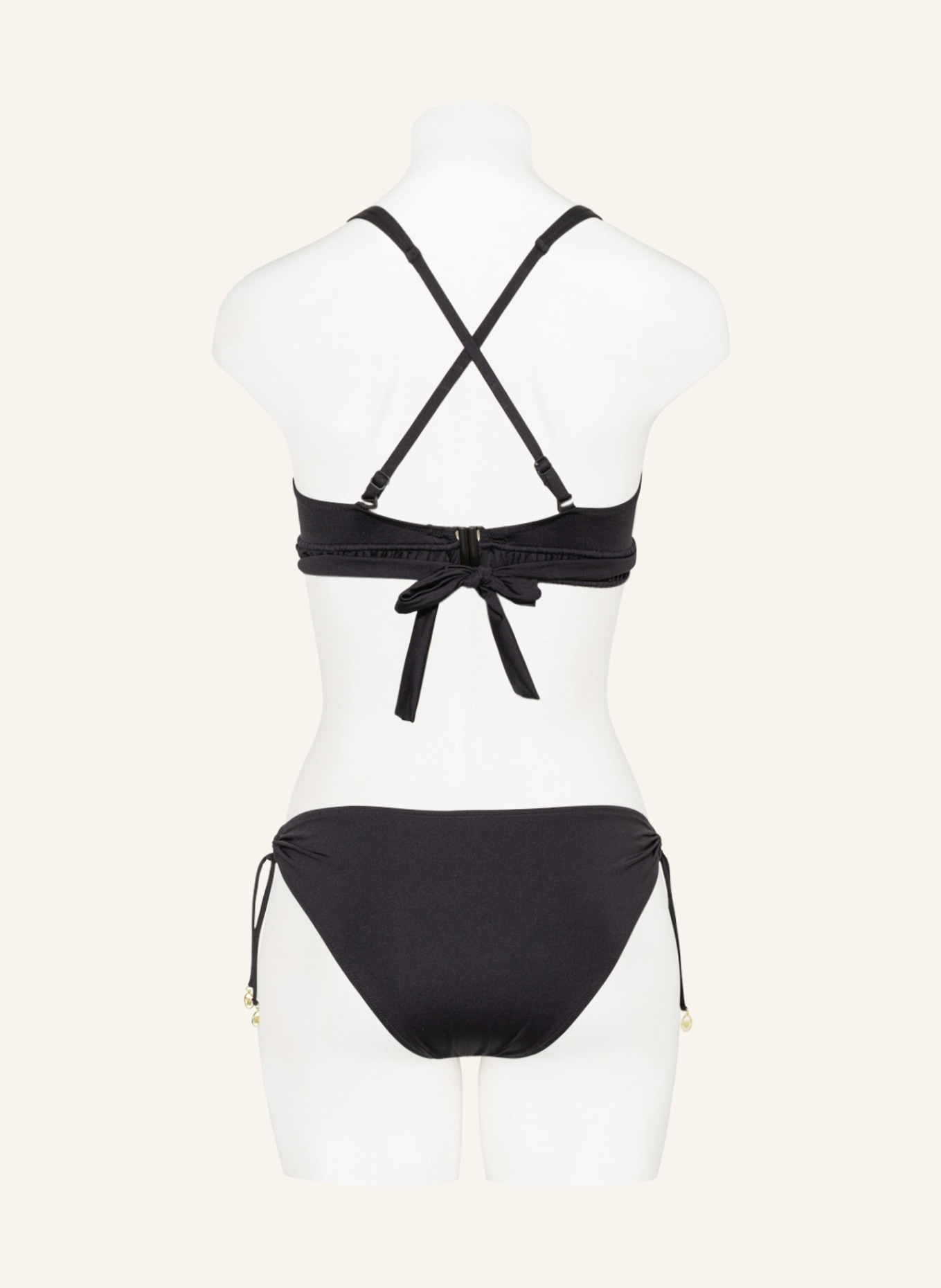 watercult Triangel-Bikini-Top URBAN BLACK, Farbe: SCHWARZ (Bild 4)