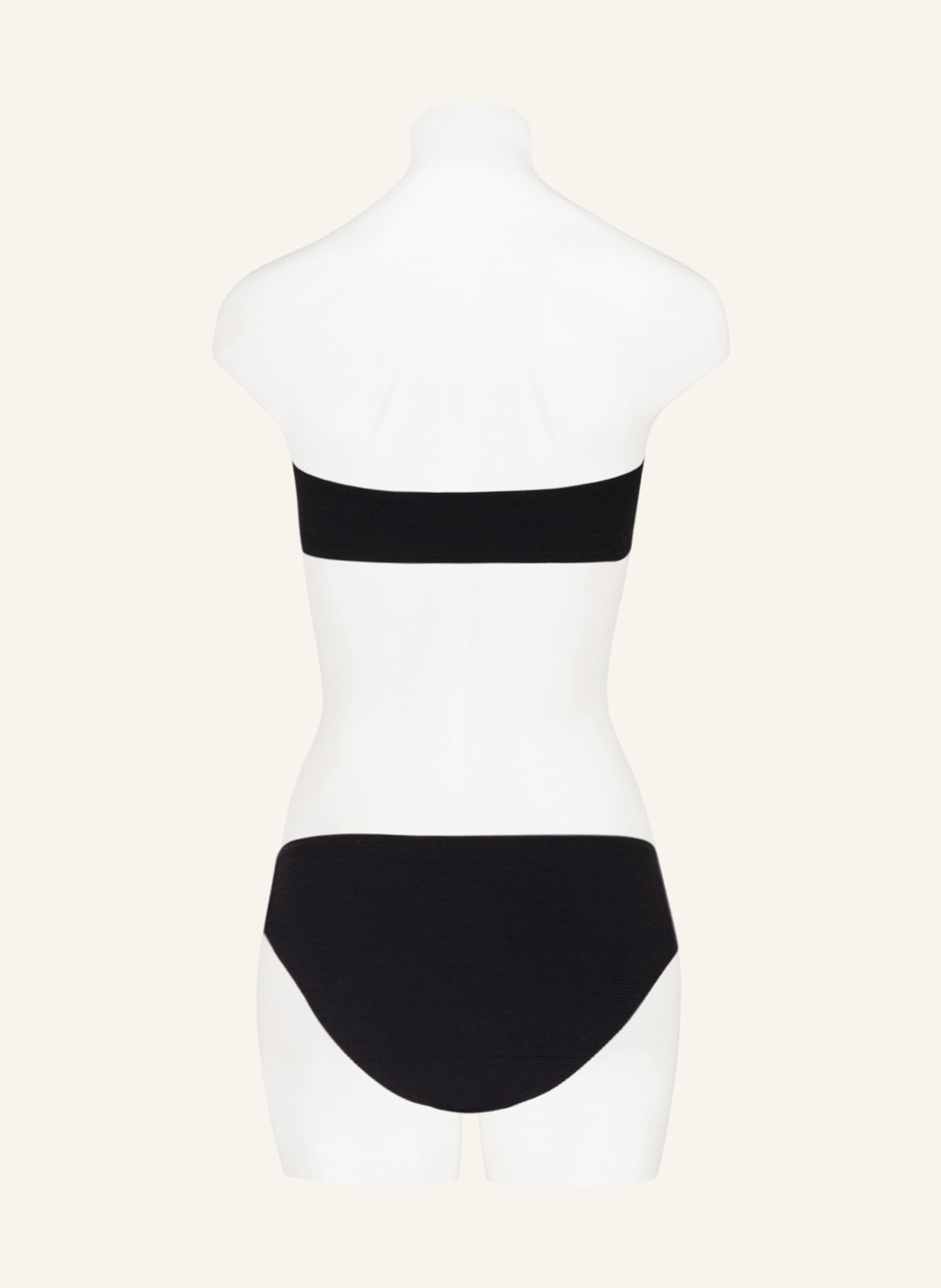 watercult Bandeau bikini top PURE SENSES, Color: BLACK (Image 3)