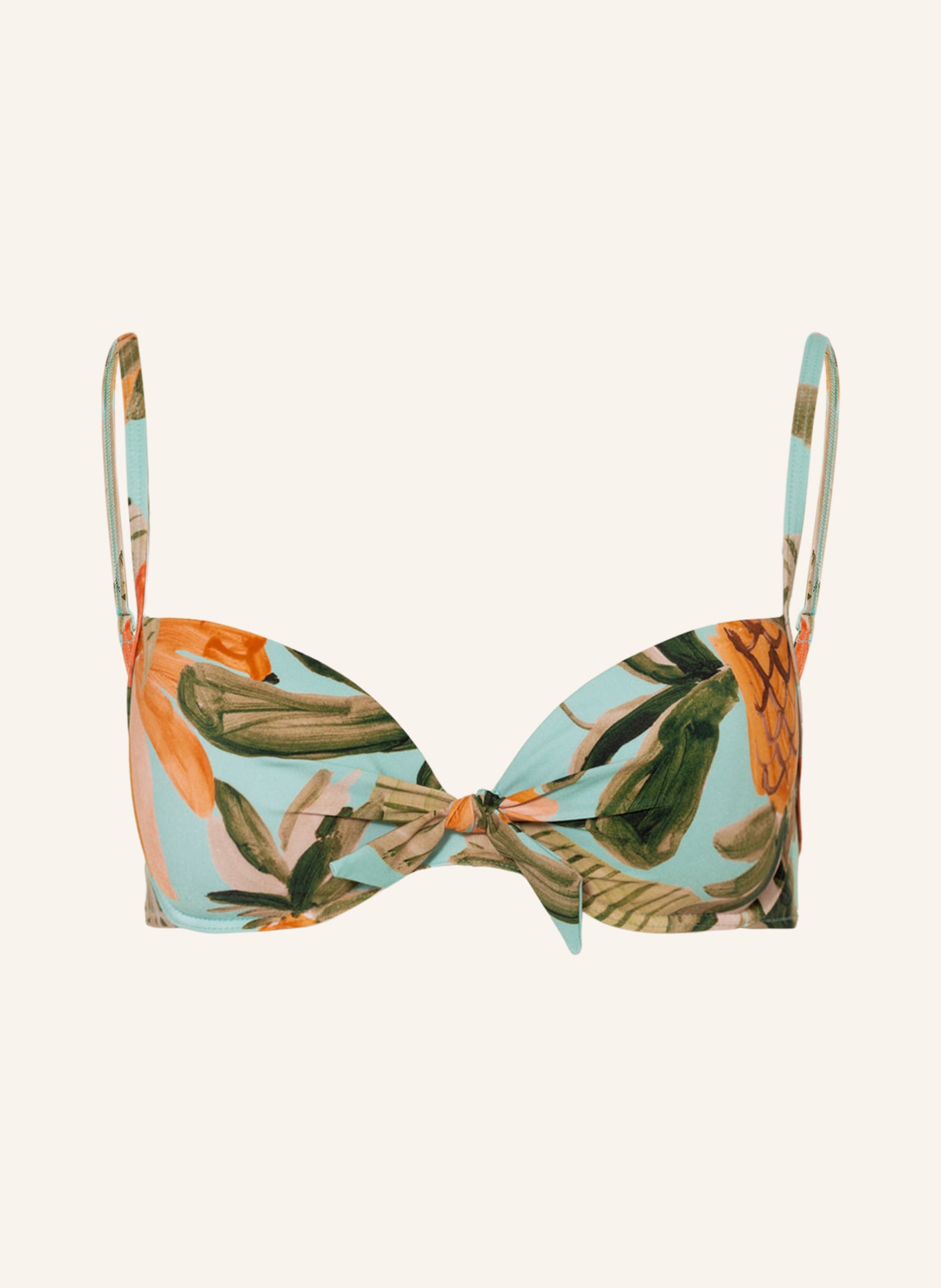 watercult Underwired bikini top VITAMINE SEA, Color: MINT/ GREEN (Image 1)