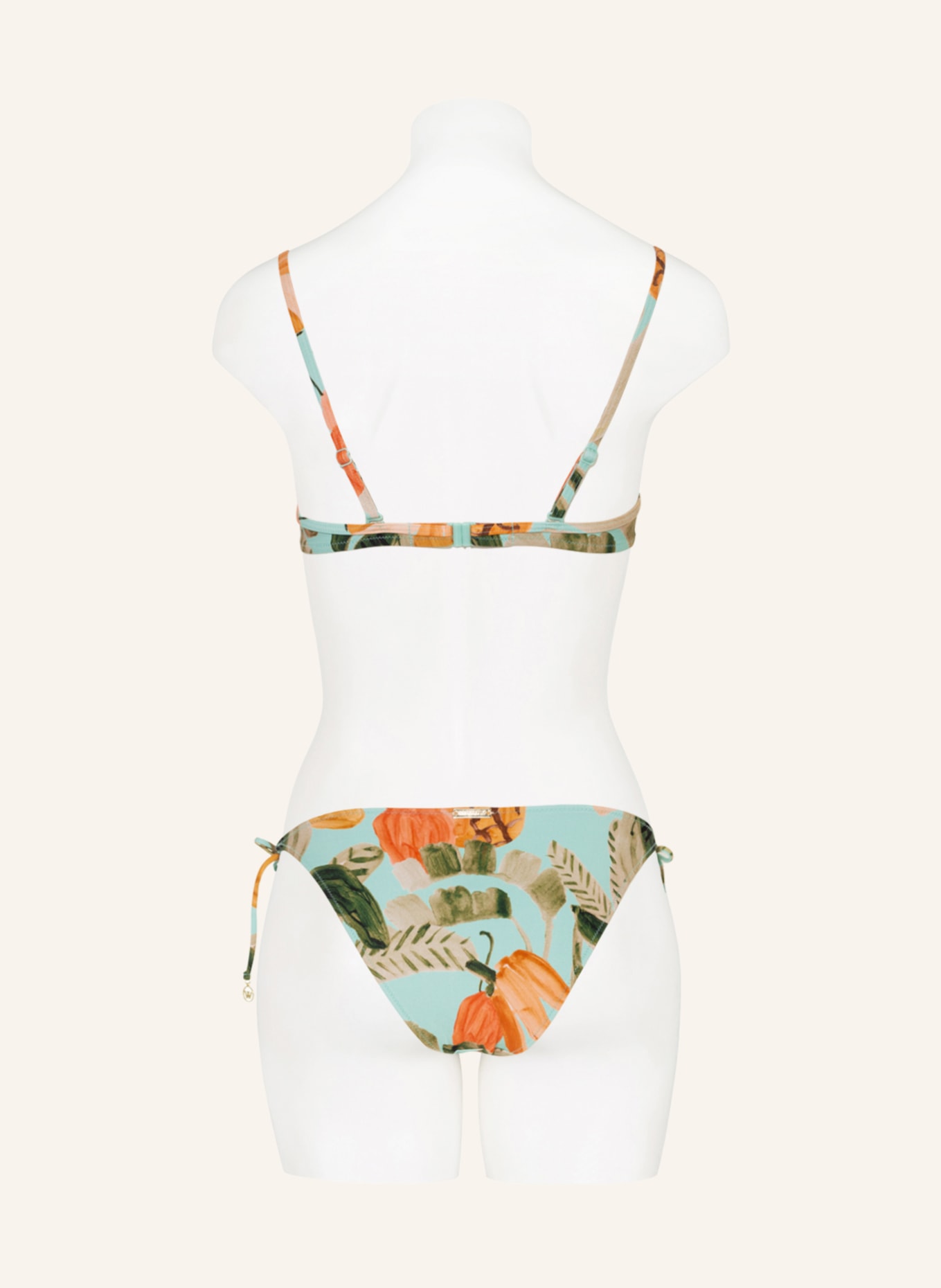 watercult Underwired bikini top VITAMINE SEA, Color: MINT/ GREEN (Image 3)