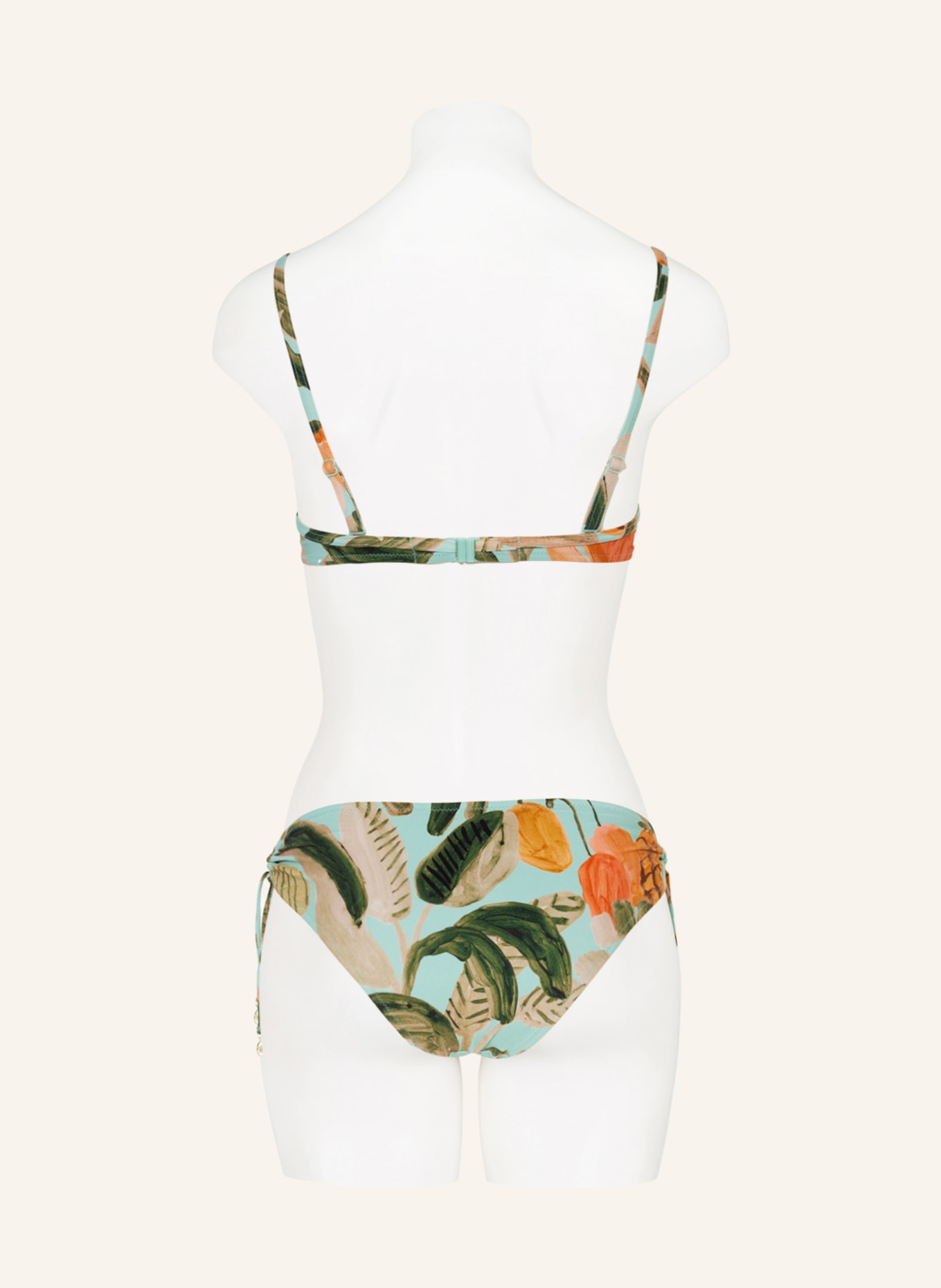 watercult Underwired bikini top VITAMINE SEA, Color: MINT/ GREEN (Image 3)
