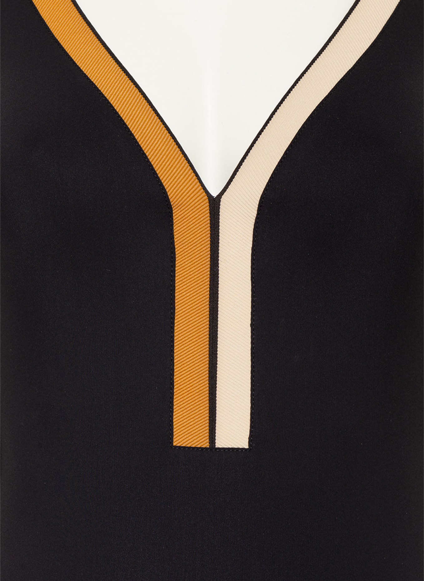 MARYAN MEHLHORN Swimsuit ANTAGONIST, Color: BLACK/ BEIGE/ CREAM (Image 4)