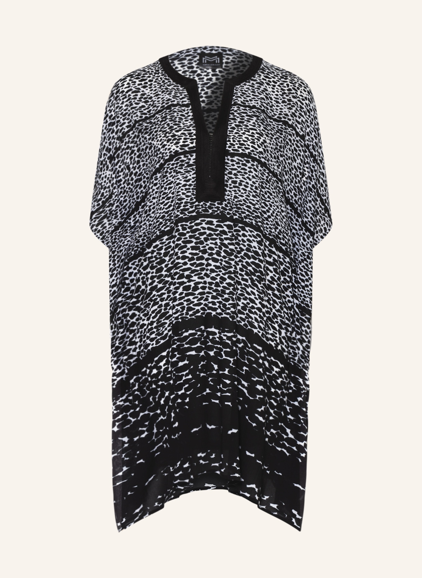 MARYAN MEHLHORN Kaftan CAPTURE, Color: BLACK/ WHITE (Image 1)