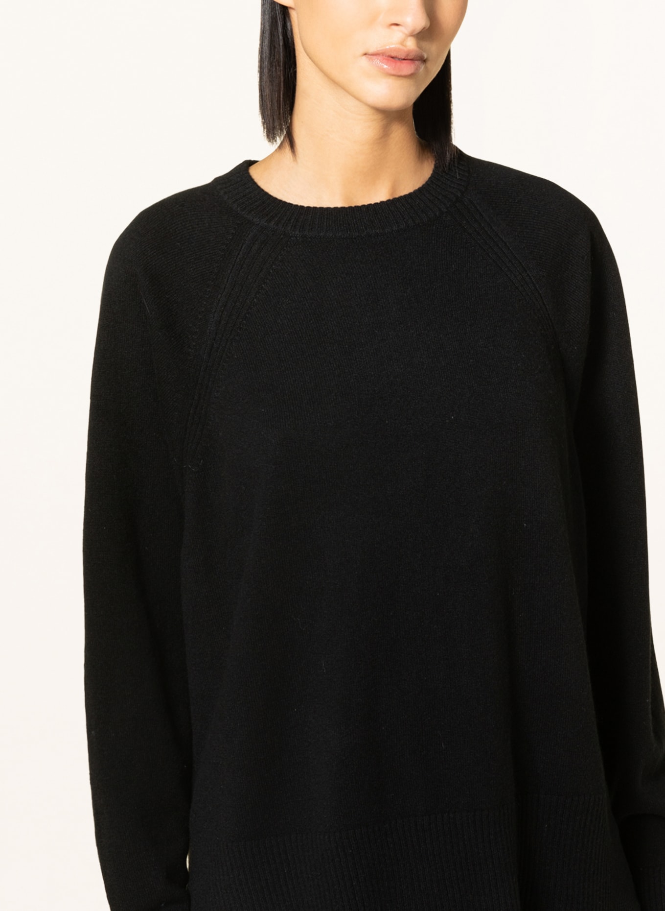 WHISTLES Cashmere sweater, Color: BLACK (Image 4)