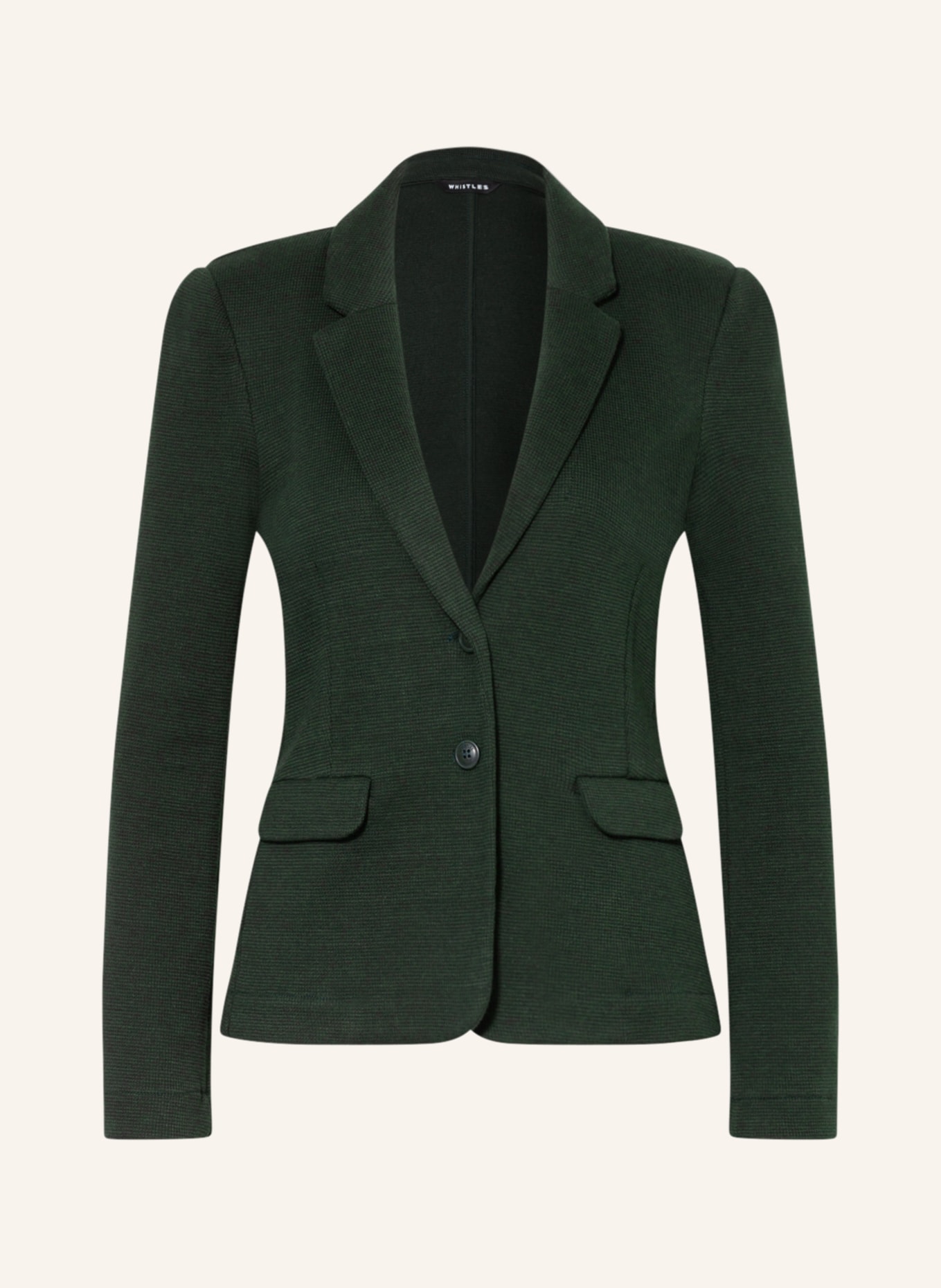 WHISTLES Knit blazer , Color: DARK GREEN (Image 1)