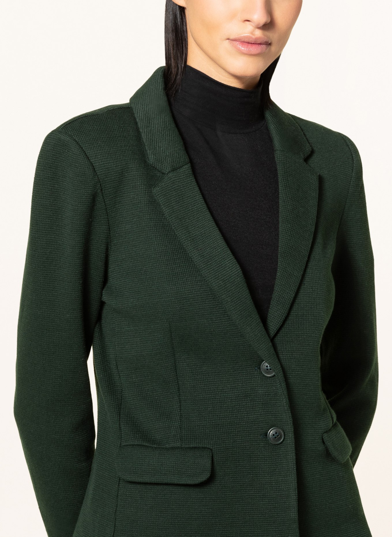 WHISTLES Knit blazer , Color: DARK GREEN (Image 4)