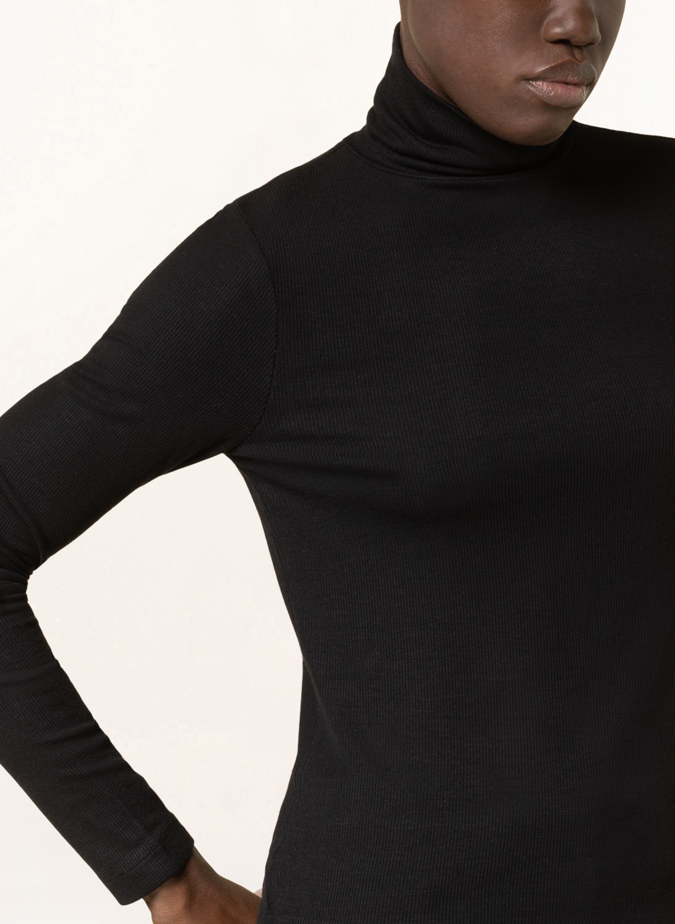 WHISTLES Turtleneck sweater, Color: BLACK (Image 4)