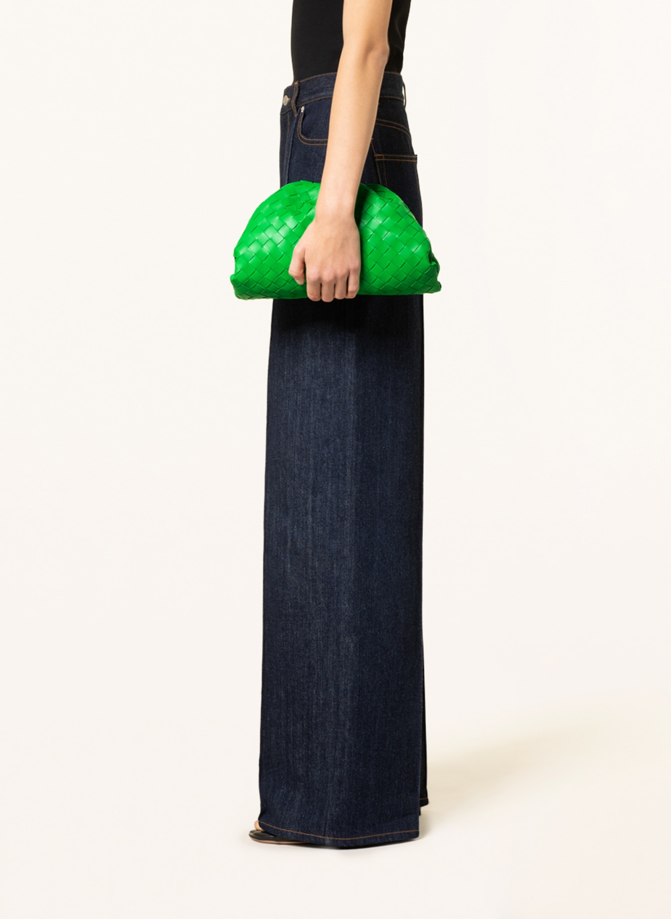 BOTTEGA VENETA Clutch SMALL POUCH: PARAKEET