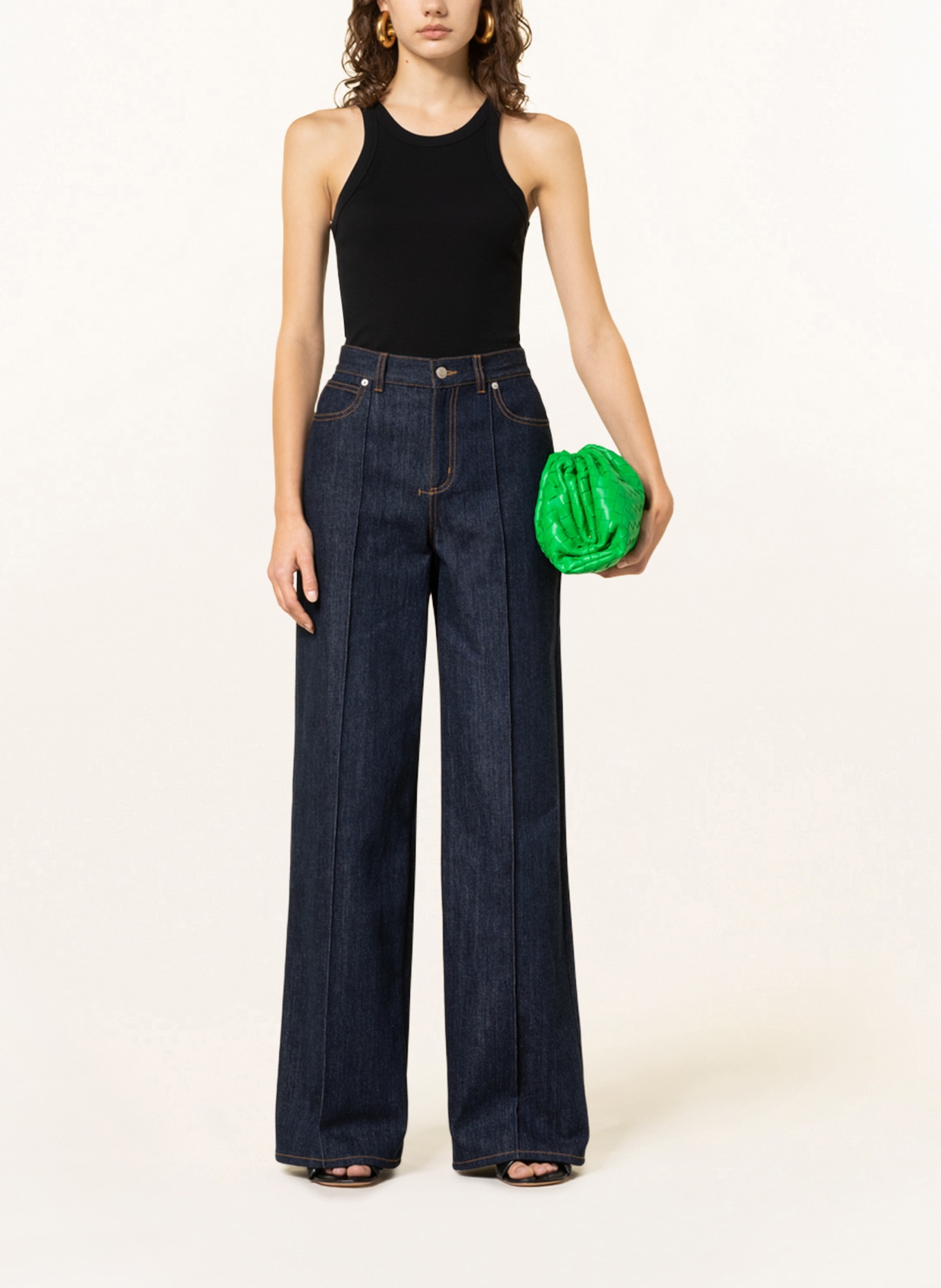 BOTTEGA VENETA Clutch SMALL POUCH: PARAKEET