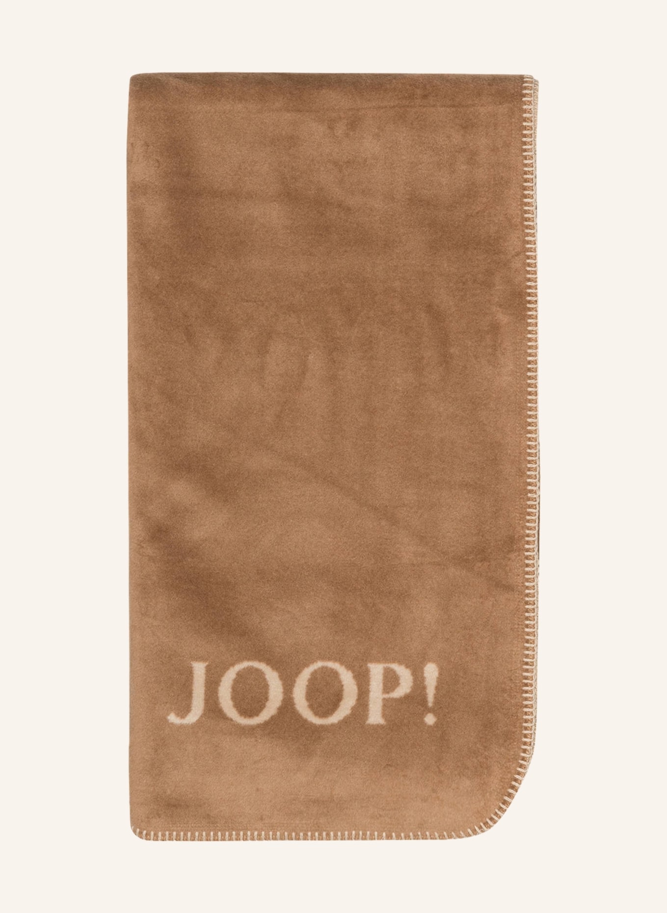 JOOP! Plaid UNI DOUBLEFACE , Farbe: HELLBRAUN/ BEIGE (Bild 2)