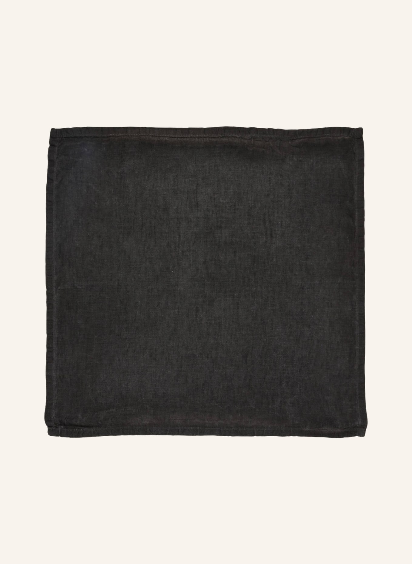 pichler Set of 2 cloth napkins LISKA made of linen, Color: DARK GRAY (Image 2)