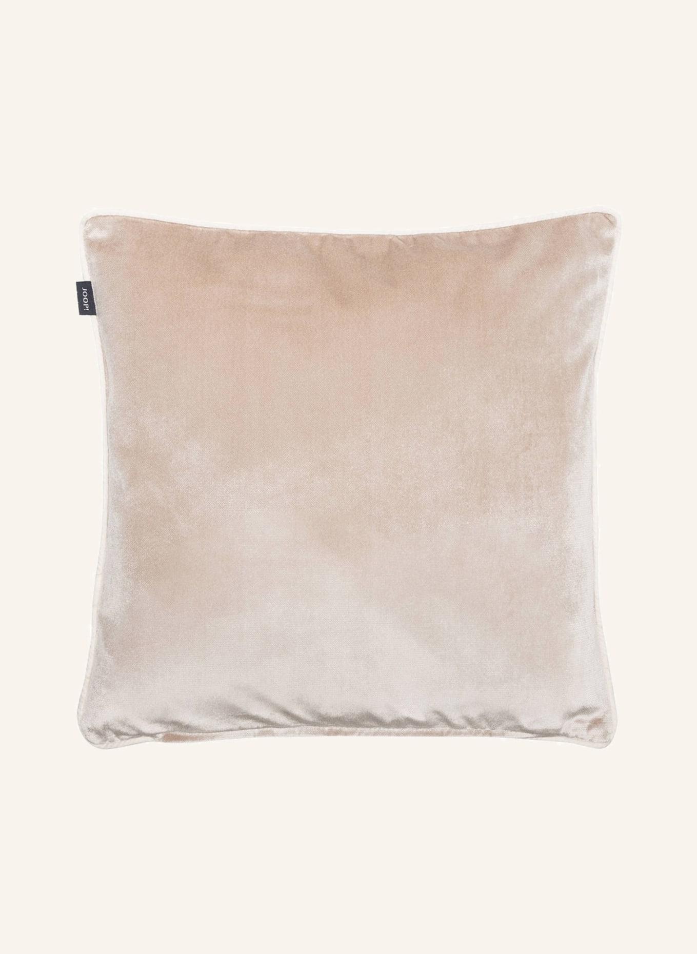 JOOP! Velvet decorative cushion cover J!STAGE , Color: BEIGE (Image 2)
