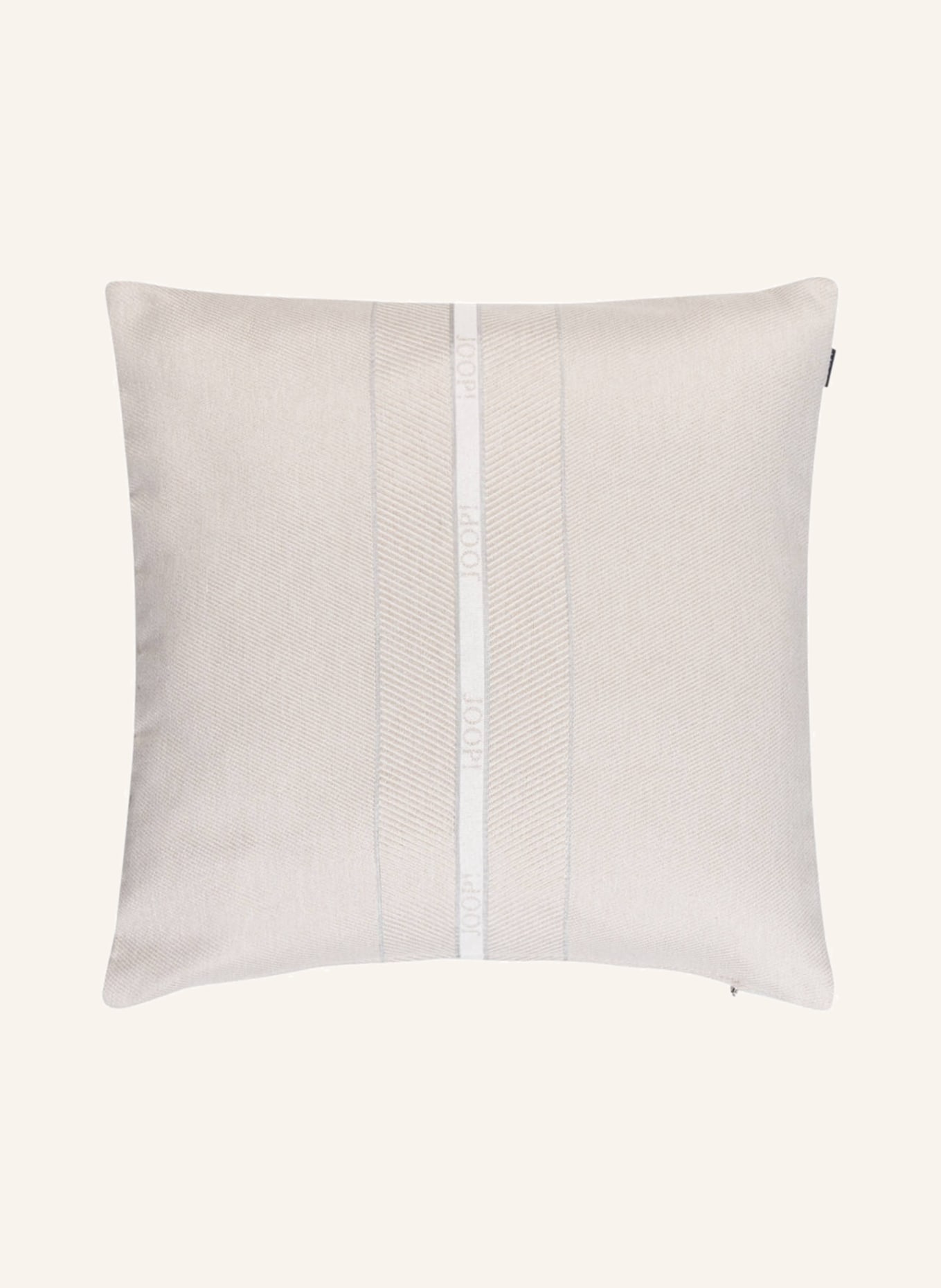 JOOP! Decorative cushion cover J!RIBBON, Color: BEIGE (Image 1)