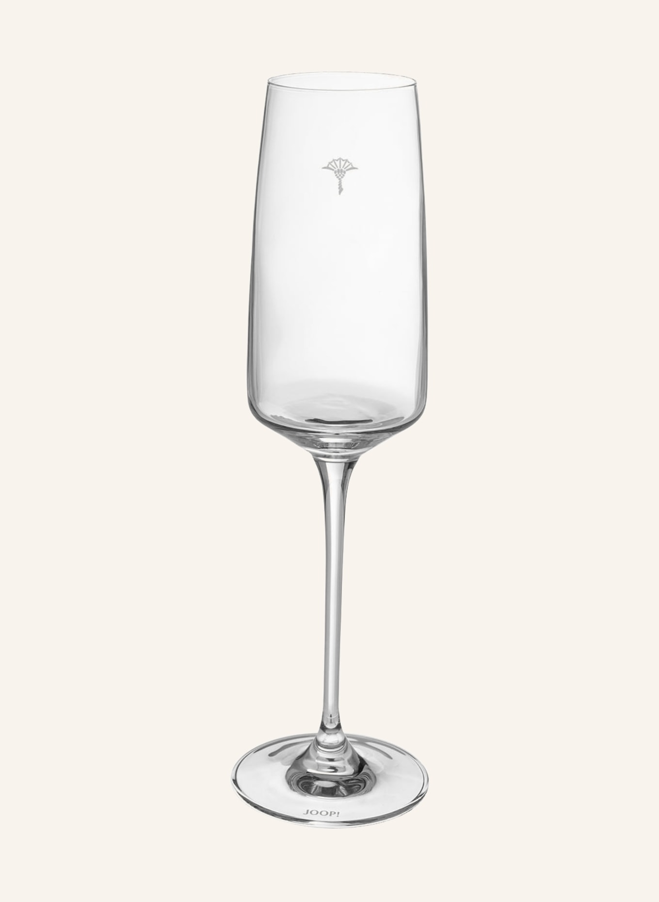 JOOP! Set of 2 champagne glasses SINGLE CORNFLOWER, Color: WHITE (Image 2)