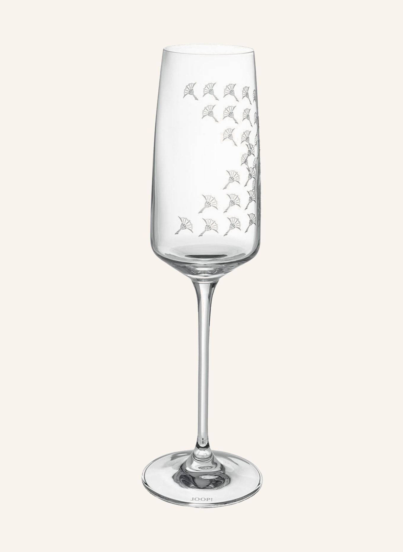 JOOP! Sada 2 skleniček FADED CORNFLOWER na šampaňské, Barva: BÍLÁ (Obrázek 2)
