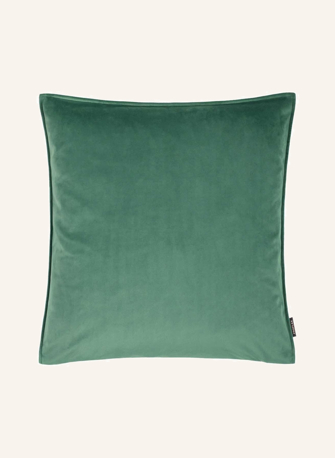 PROFLAX Dekoracyjna poszewka na poduszkę MILANO z aksamitu, Kolor: ZIELONY (Obrazek 1)