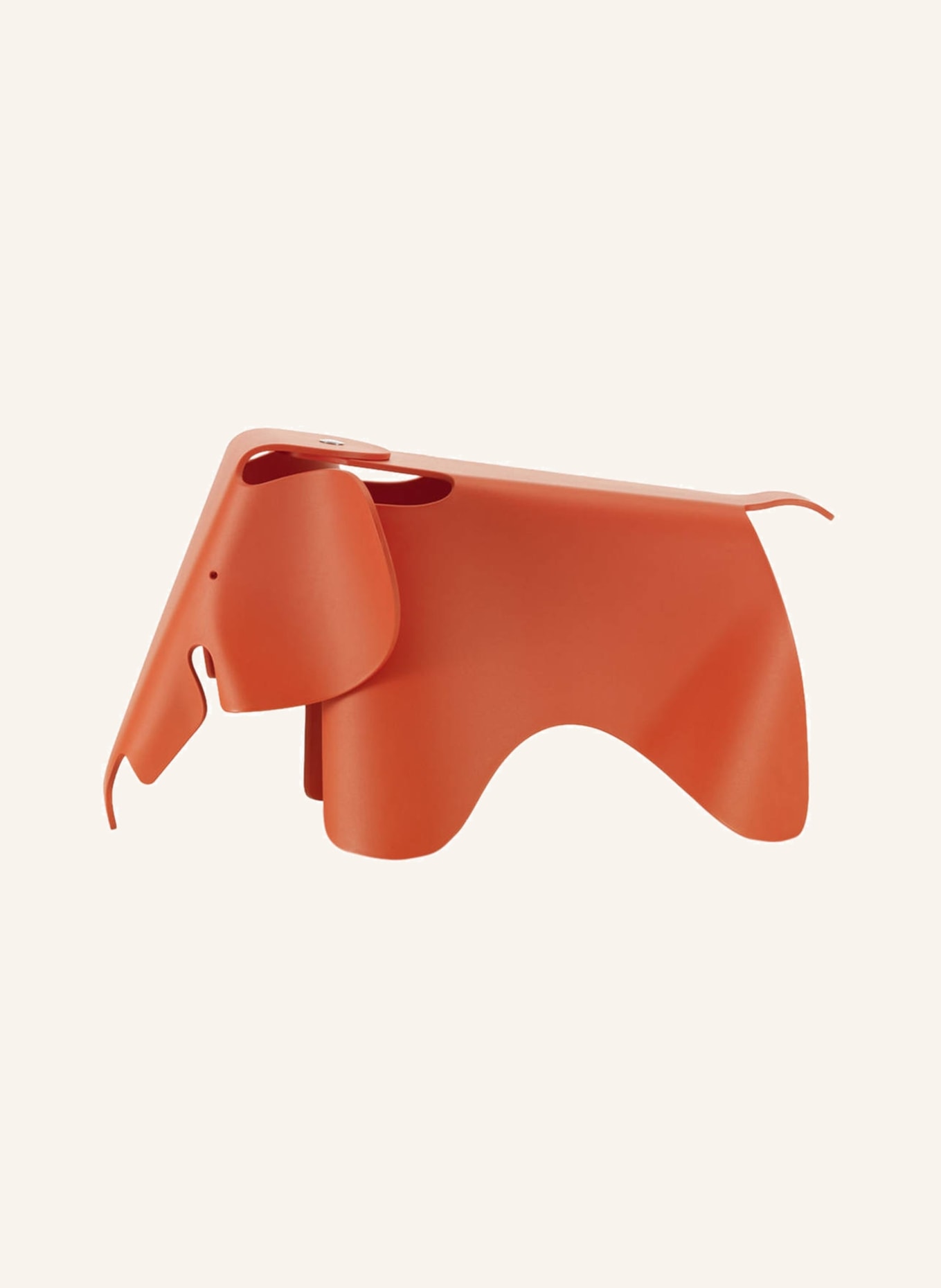 vitra Dekofigur EAMES ELEPHANT SMALL, Farbe: HELLROT (Bild 1)