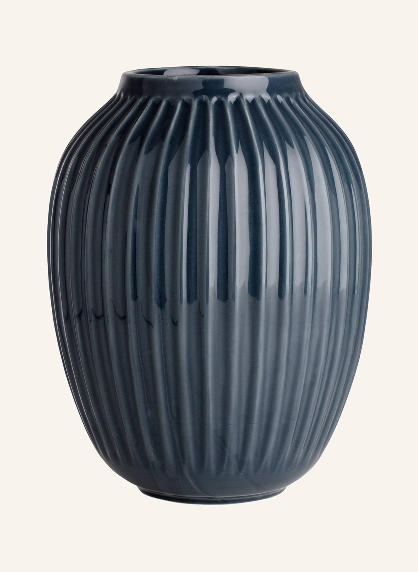 KÄHLER Vase HAMMERSHØI, Farbe: ANTHRAZIT (Bild 1)