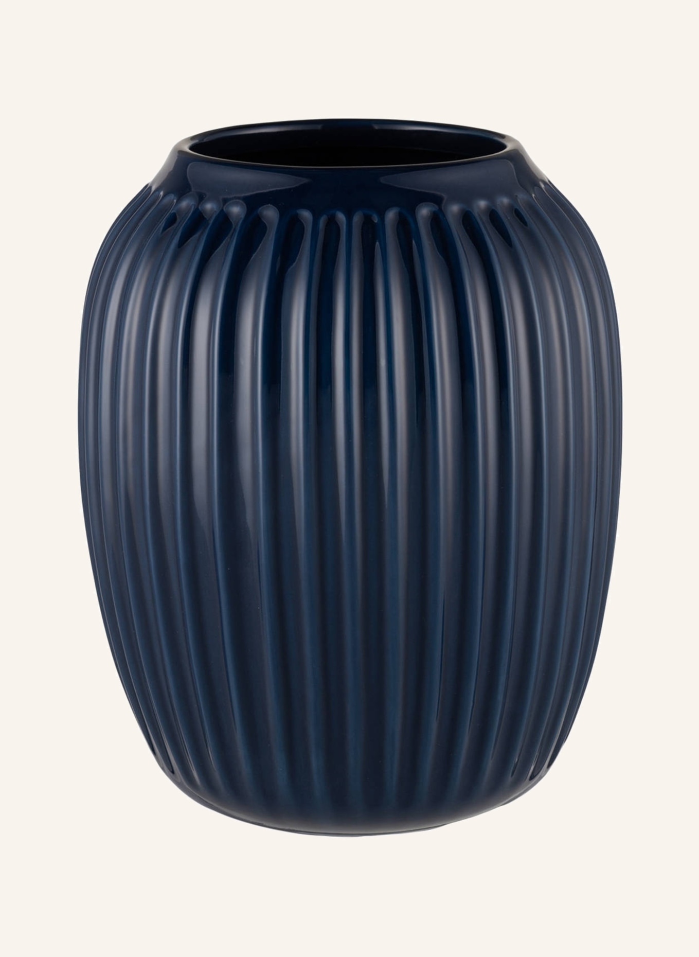 KÄHLER Vase HAMMERSHØI, Farbe: DUNKELBLAU (Bild 1)