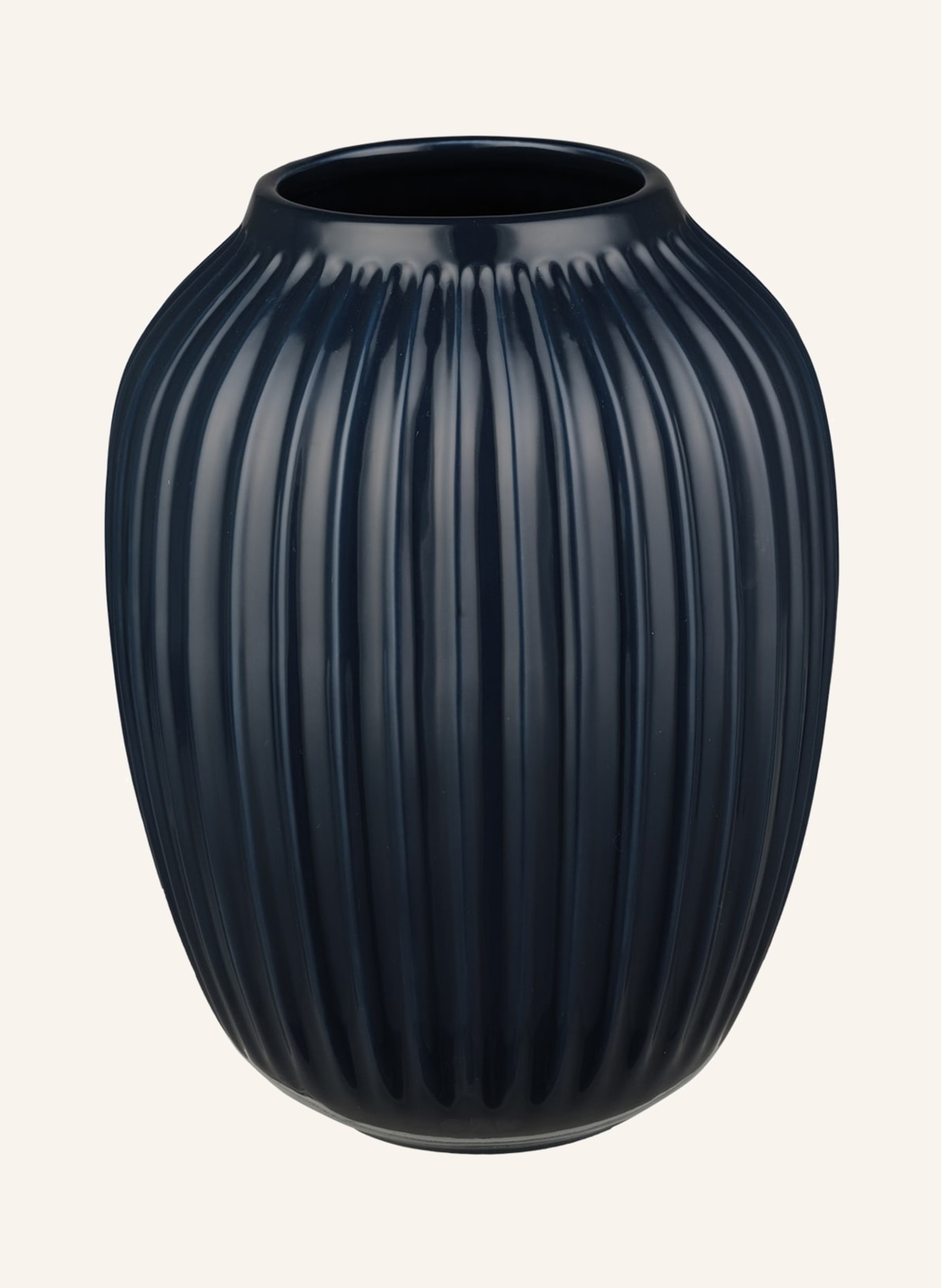 KÄHLER Vase HAMMERSHØI , Farbe: DUNKELBLAU (Bild 1)