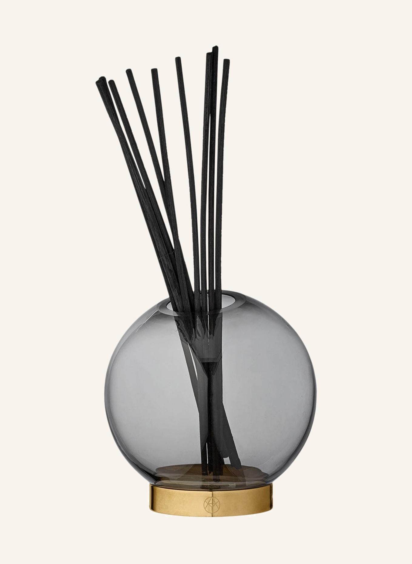 AYTM Vase GLOBE SMALL, Color: BLACK/ GOLD (Image 2)