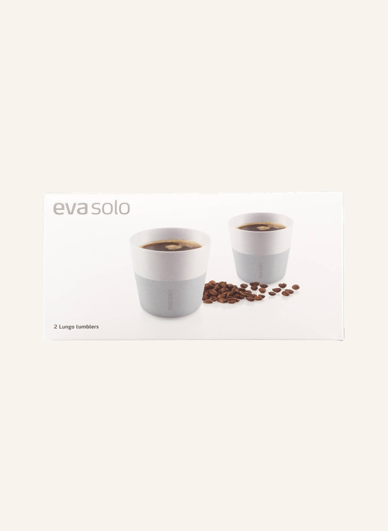 eva solo Set of 2 Lungo mugs, Color: WHITE/ LIGHT GRAY (Image 3)