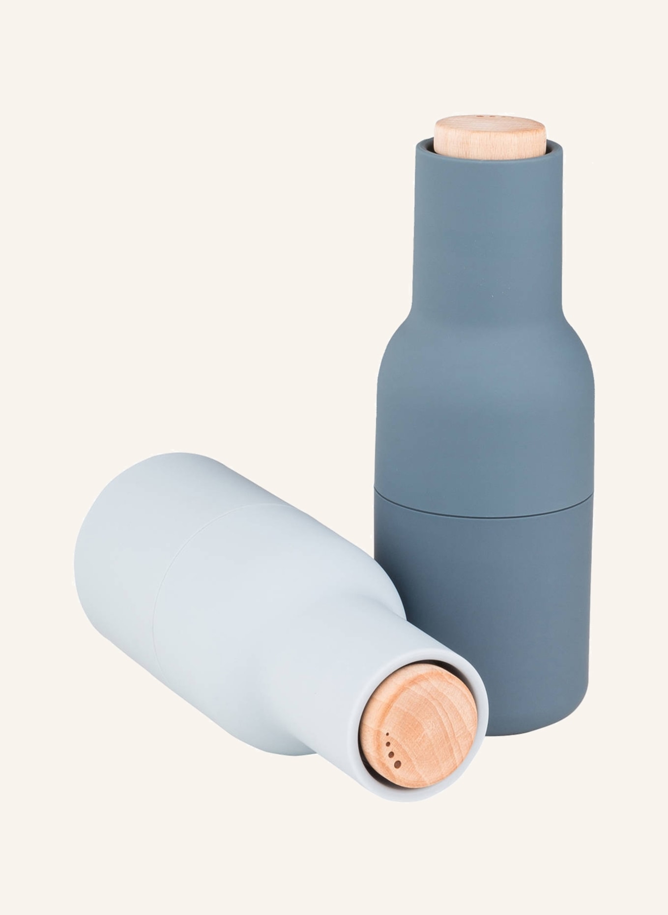 Audo COPENHAGEN Pfeffer- und Salzmühle BOTTLE GRINDER, Farbe: GRAU/ HELLBLAU (Bild 2)
