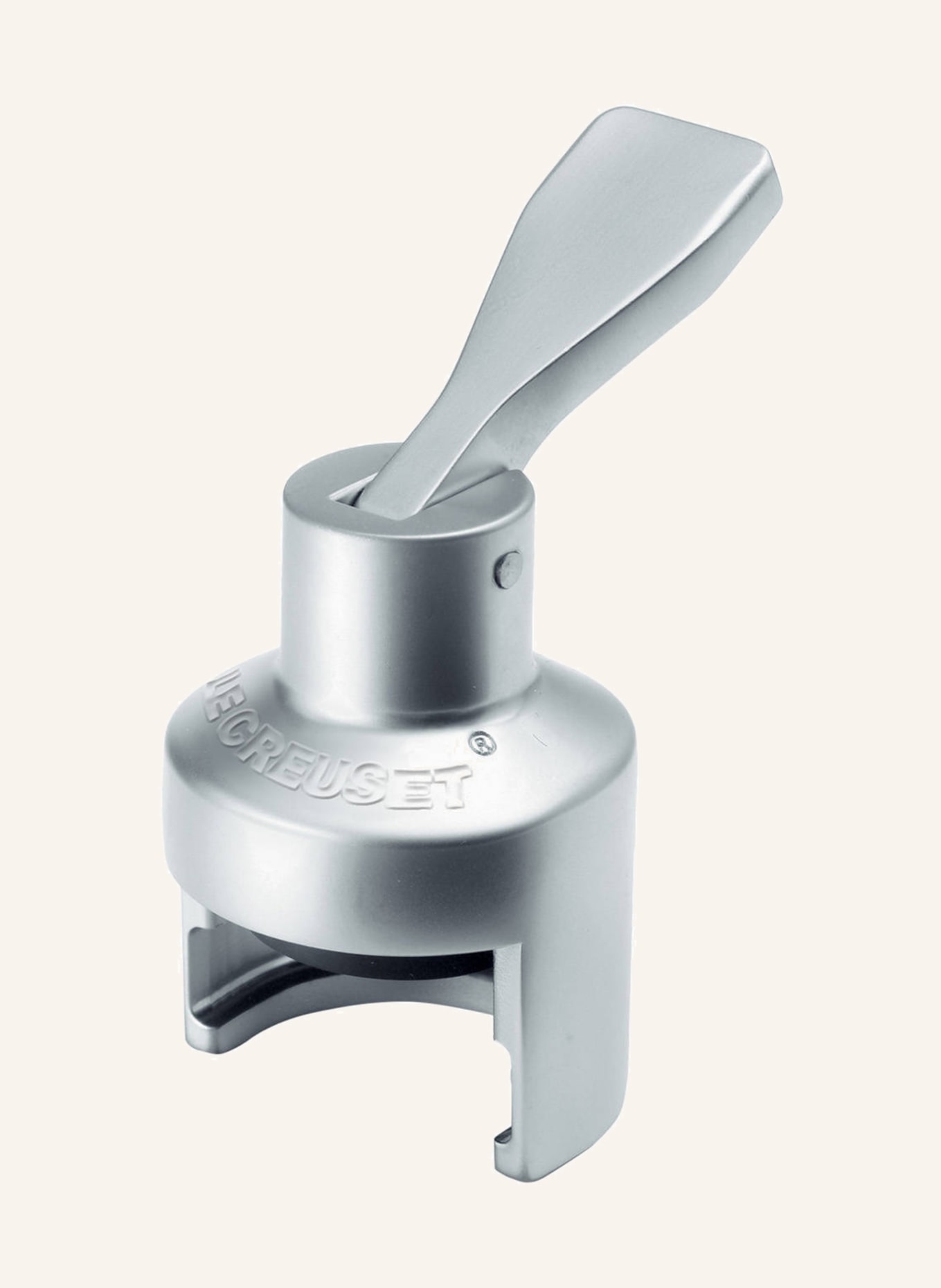 LE CREUSET Sekt-Verschluss : SILBER