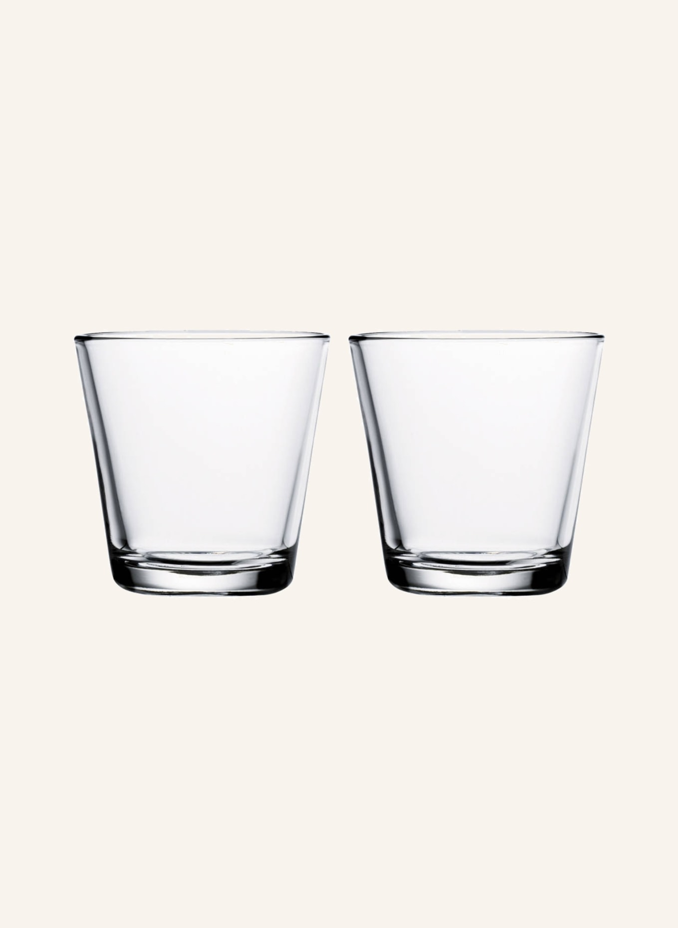 iittala Set of 2 drinking glasses KARITO, Color: TRANSPARENT (Image 1)