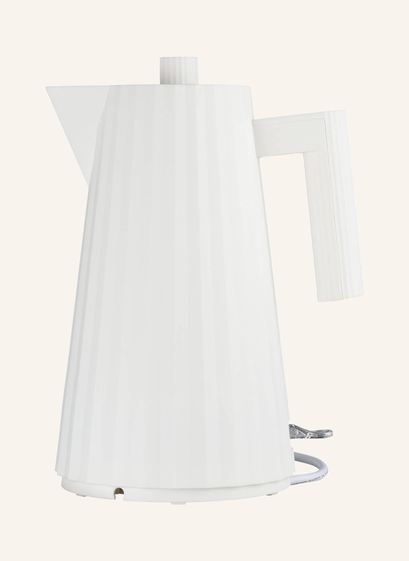 ALESSI Elektrischer Wasserkocher PLISSÉ, Farbe: WEISS (Bild 1)