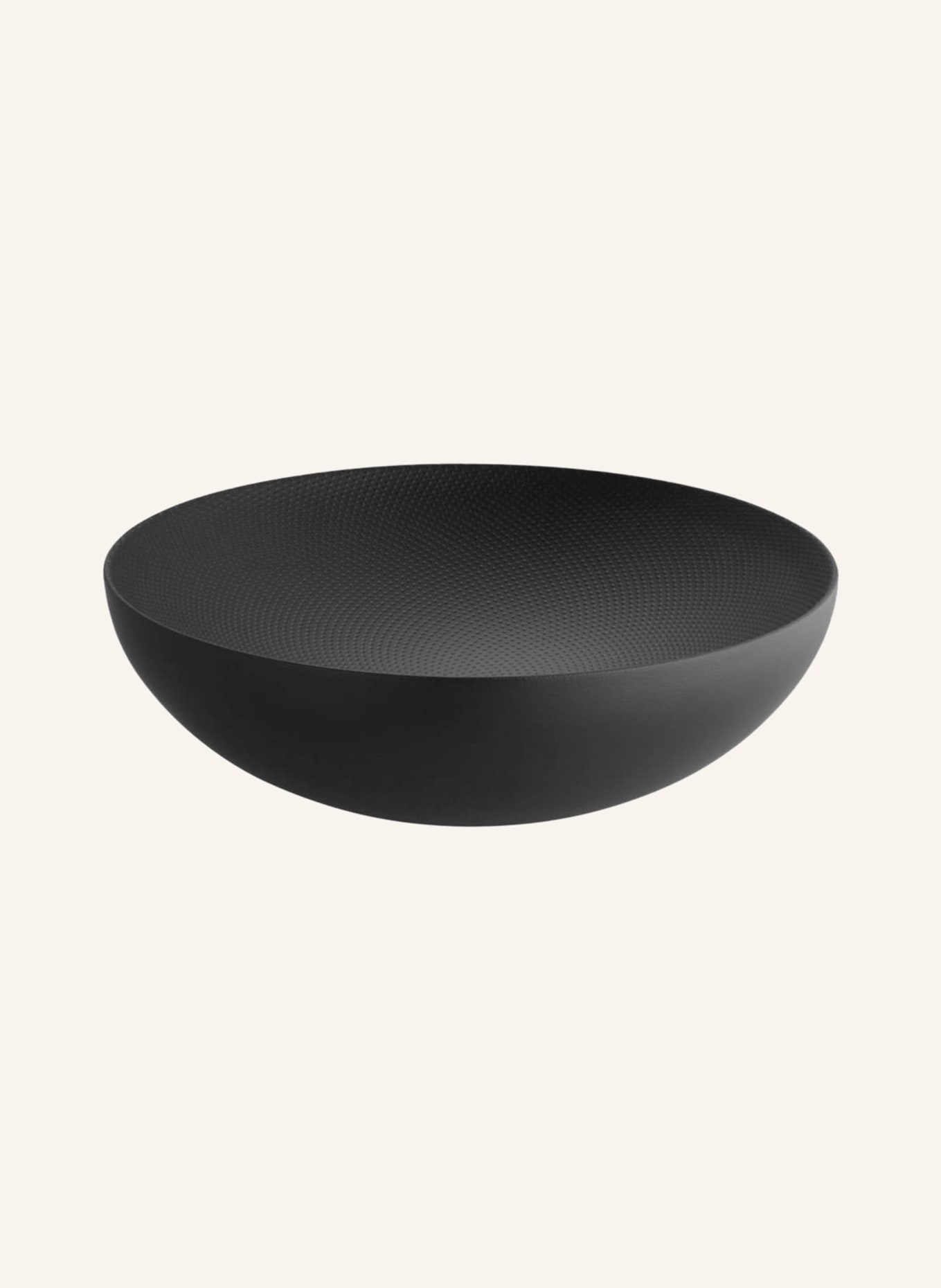 ALESSI Bowl DOUBLE, Color: BLACK (Image 1)