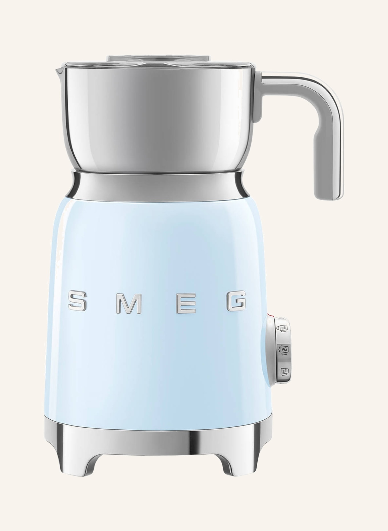 SMEG Elektrischer Milchaufschäumer , Farbe: HELLBLAU (Bild 1)