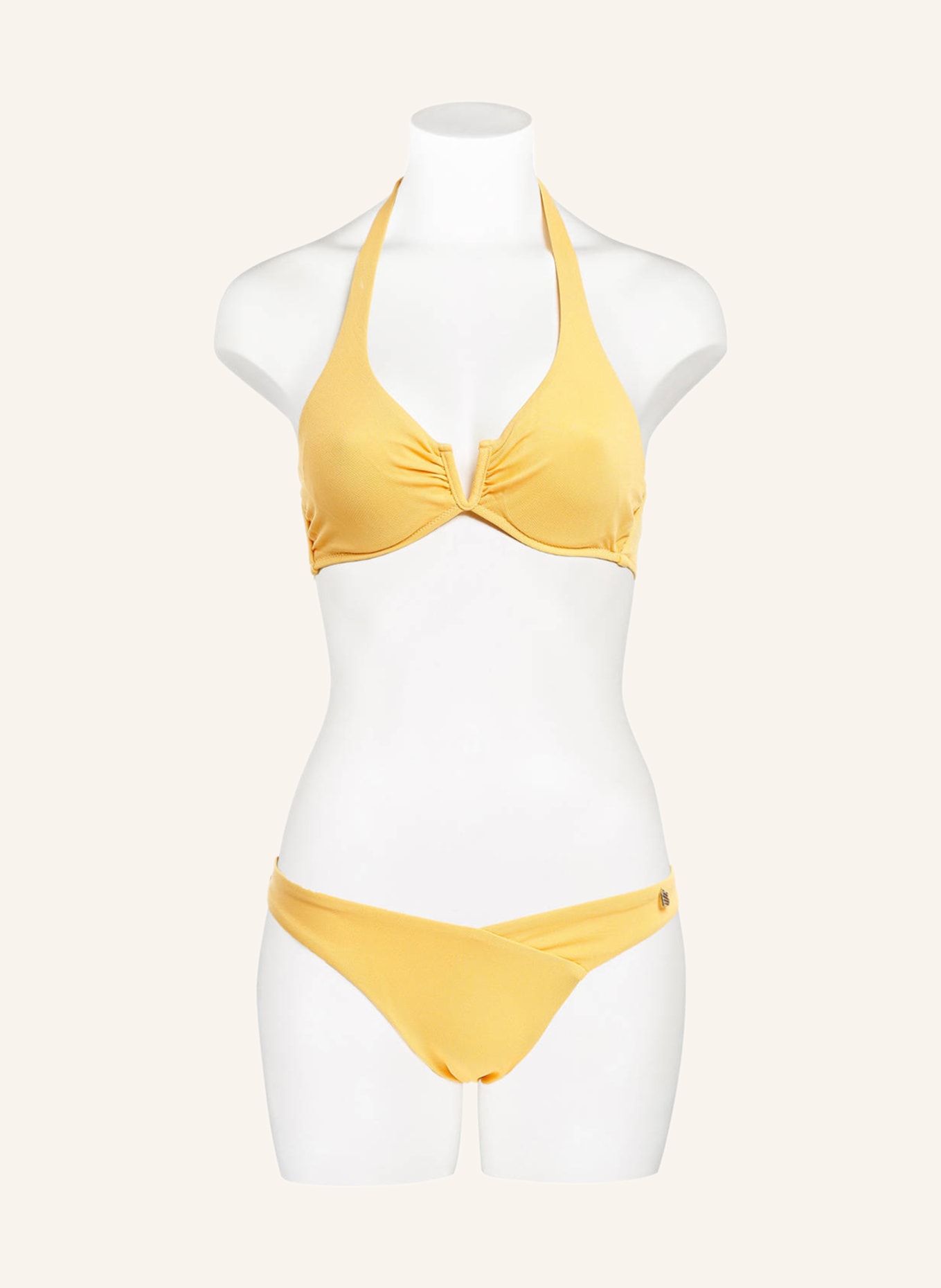 BEACHLIFE Neckholder-Bikini-Top WARM APRICOT , Farbe: GELB (Bild 2)
