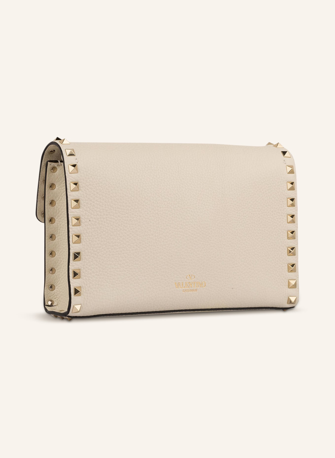 VALENTINO GARAVANI Umhängetasche ROCKSTUD SMALL: CREME