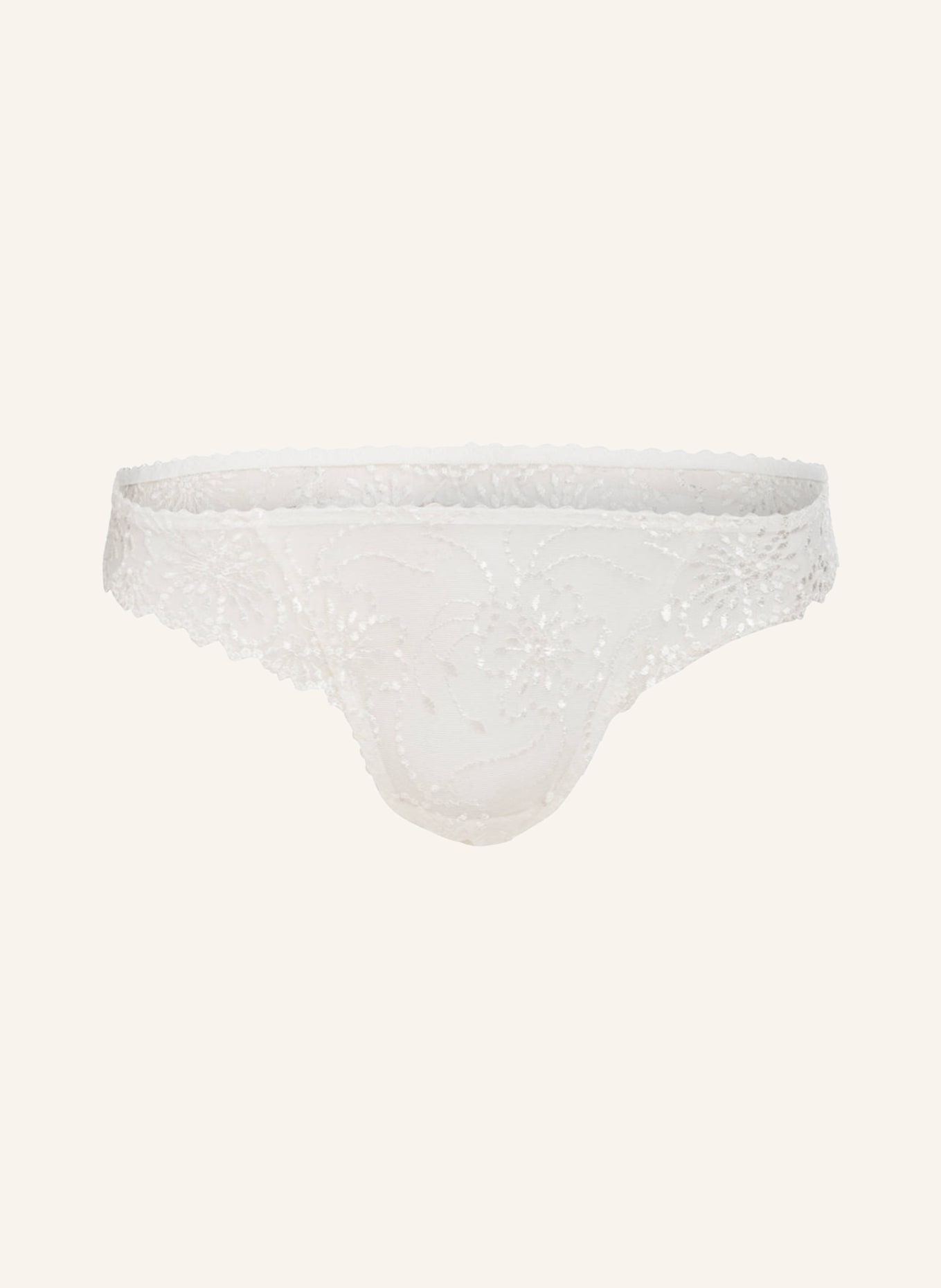 MARIE JO Thong JANE with decorative beads, Color: ECRU (Image 1)