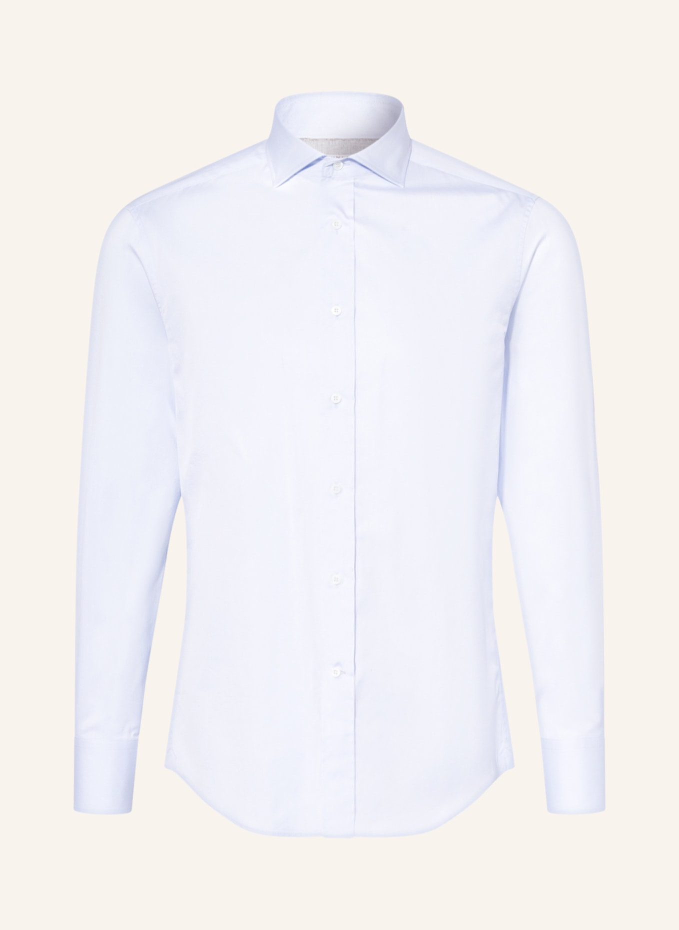 BRUNELLO CUCINELLI Košile Slim Fit: TMAVĚ MODRÁ