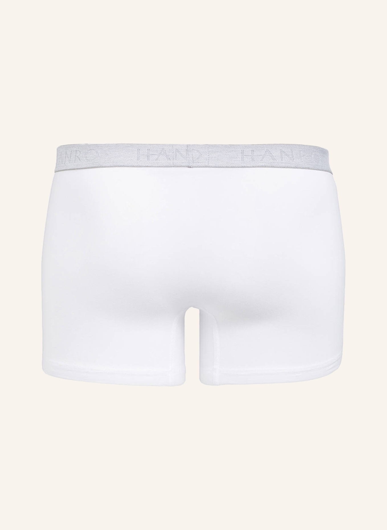 HANRO 2-pack boxer shorts COTTON ESSENTIALS, Color: WHITE (Image 2)