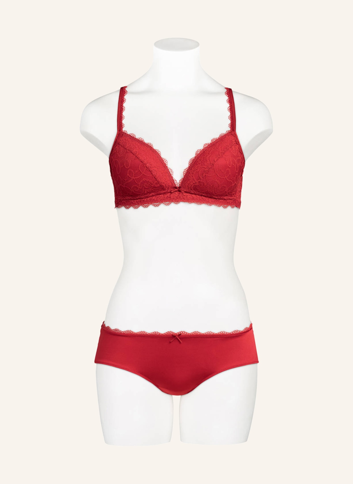 mey Triangle bra series AMOROUS, Color: RED (Image 2)