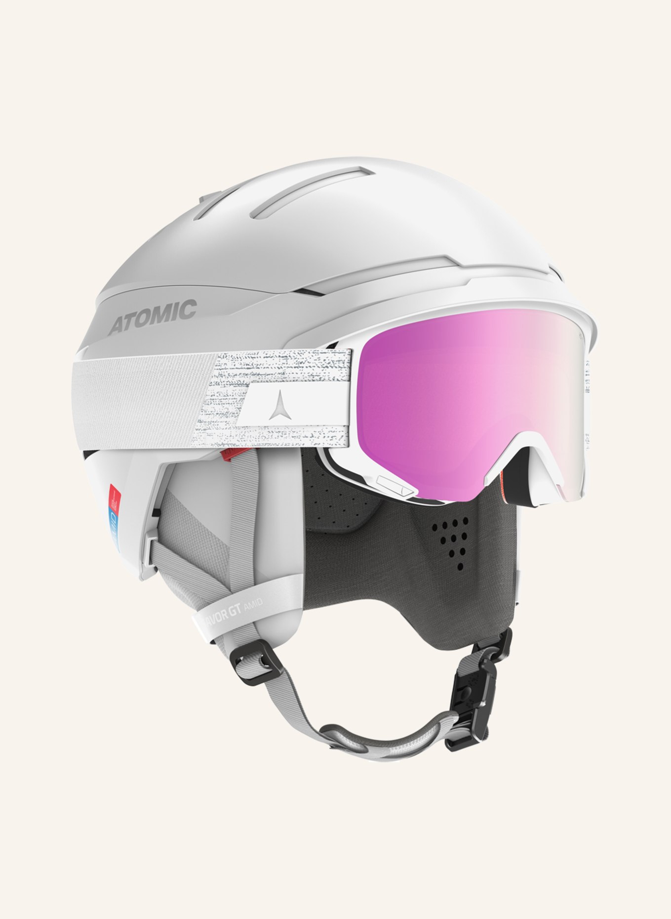 ATOMIC Ski helmet SAVOR GT AMID , Color: WHITE (Image 2)
