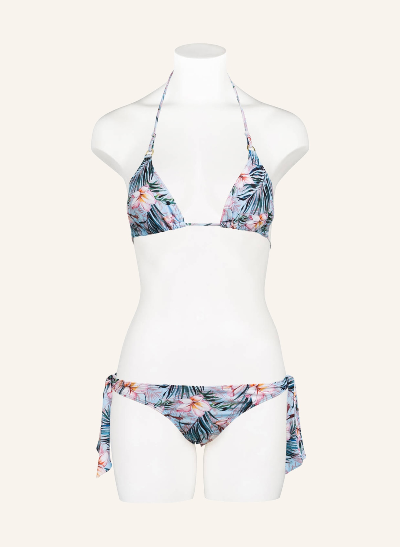 Hot Stuff Triangel-Bikini-Hose, Farbe: HELLBLAU/ ROSÉ/ DUNKELBLAU (Bild 2)